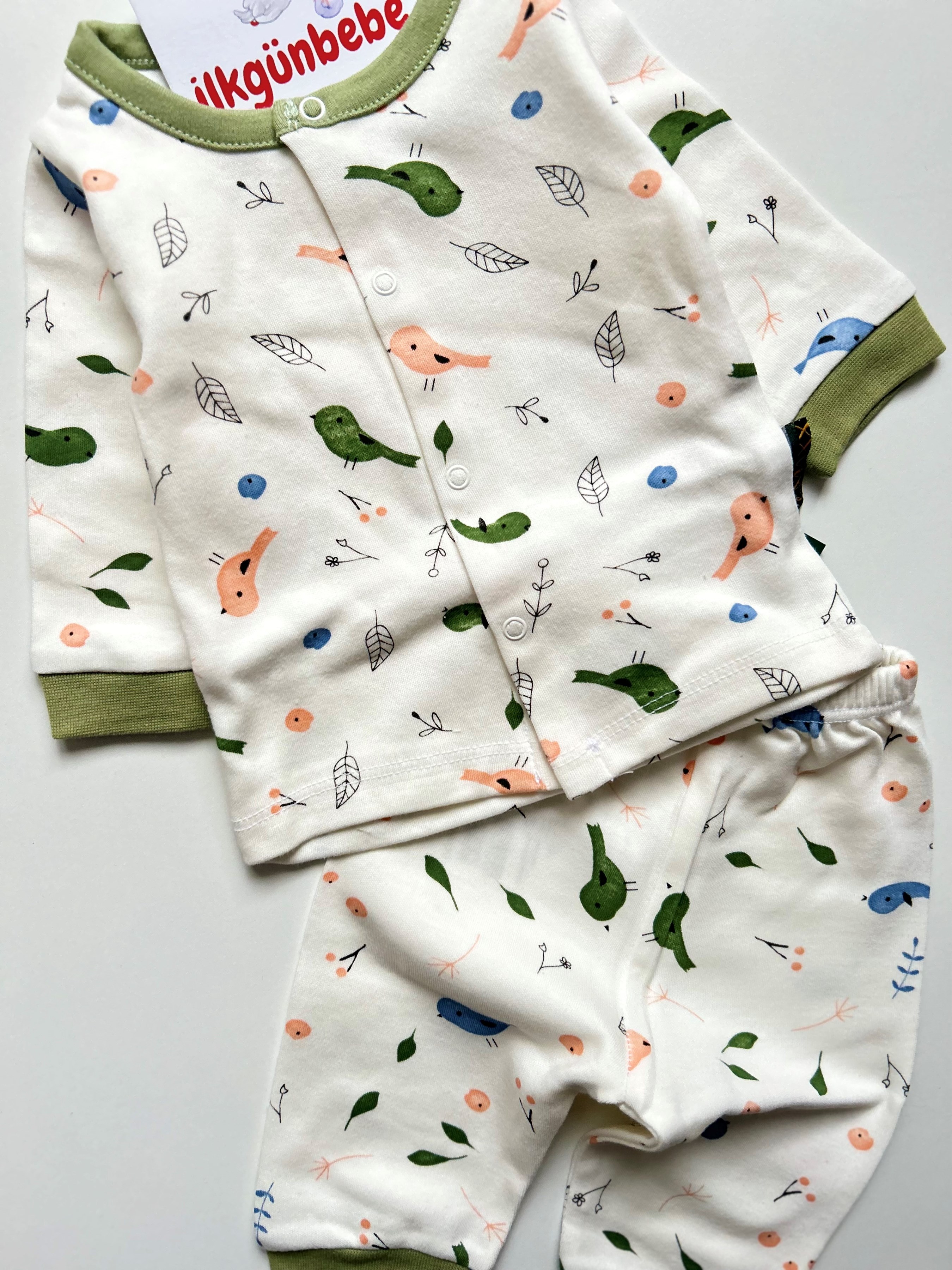 Damalı Desenli %100 Pamuk Yumuşacık Kumaş Mevsimlik Pijama Takımı 