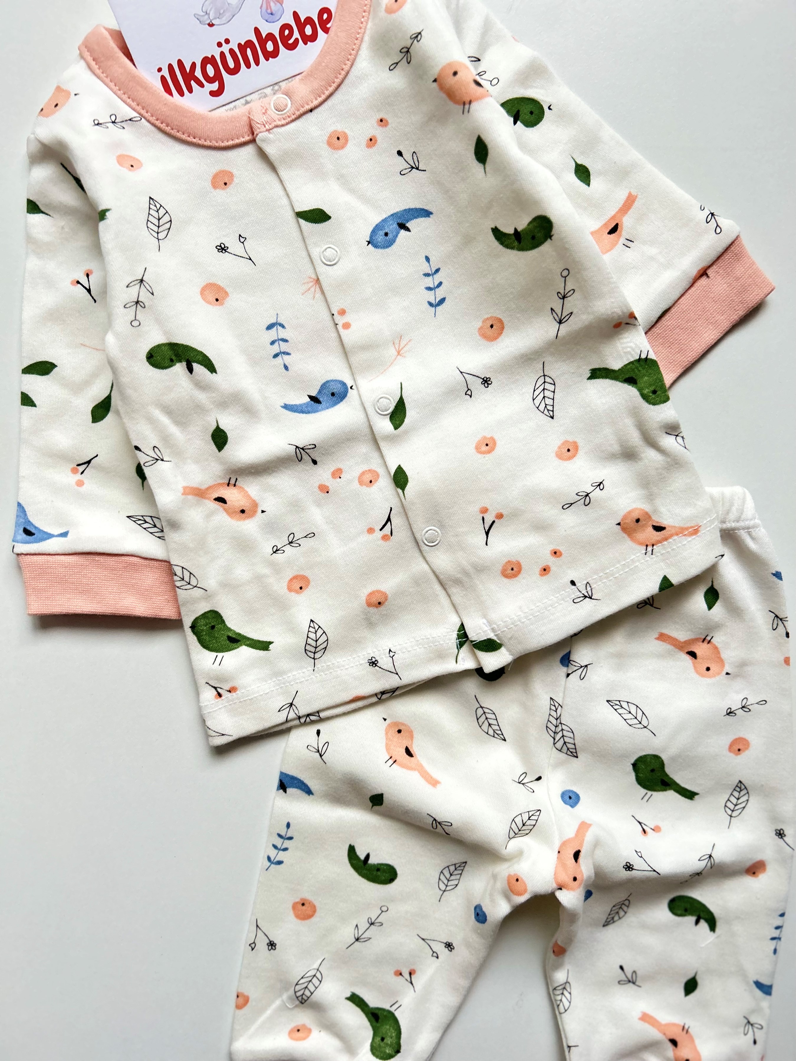 Damalı Desenli %100 Pamuk Yumuşacık Kumaş Mevsimlik Pijama Takımı