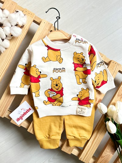 Winnie The Pooh Baskılı 2’li Takım