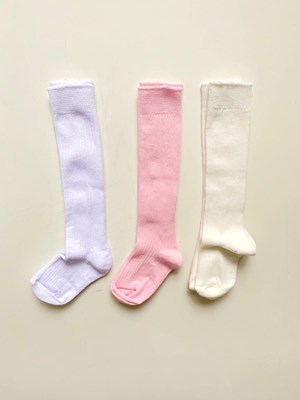 Diz Üstü Pamuklu Çorap 