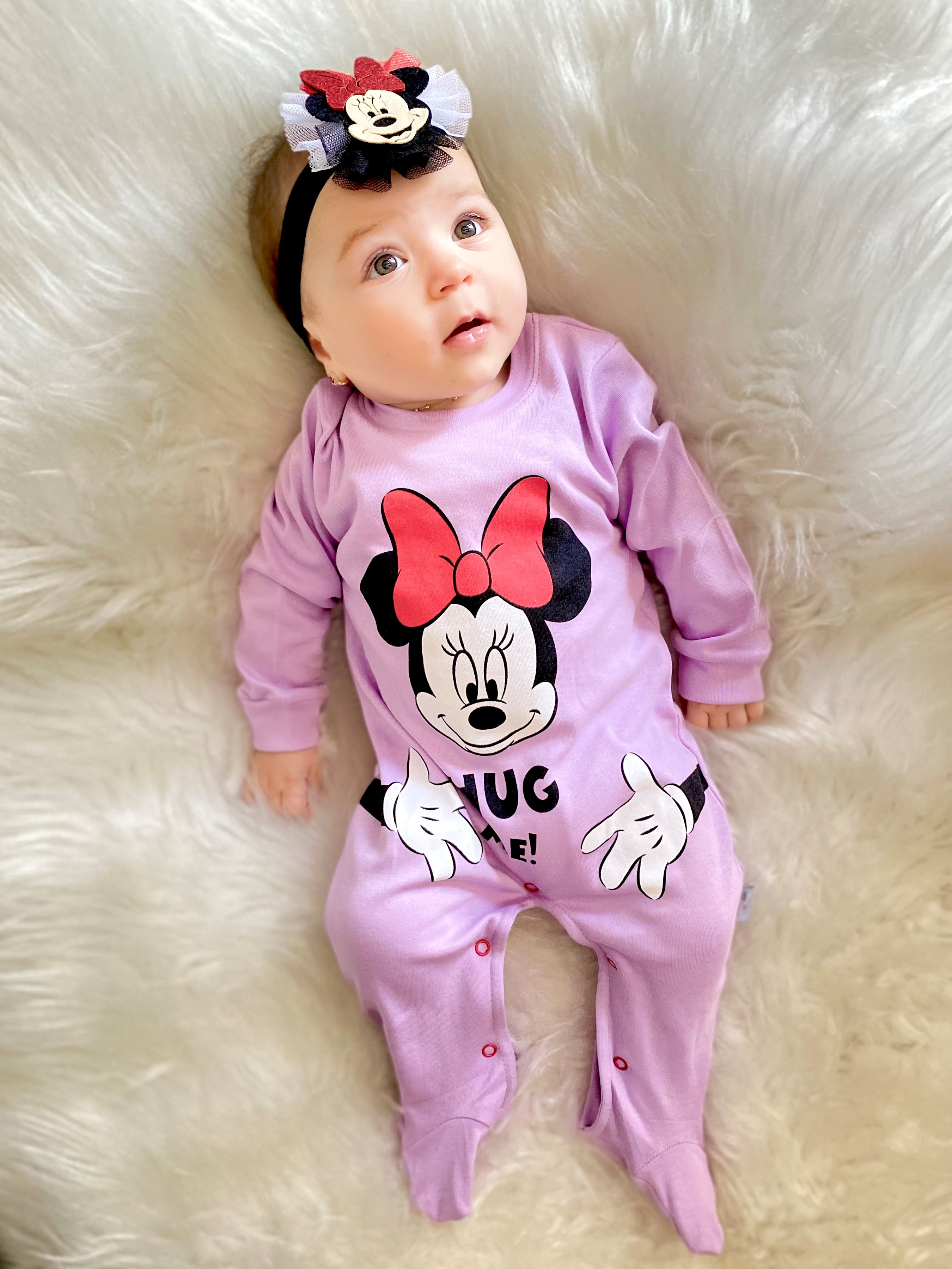 Minnie Mouse Ayaklı Mevsimlik Tulum