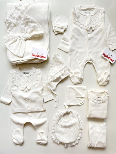 Parça %100 Pamuklu Premium Kalite Hastane Çıkışı