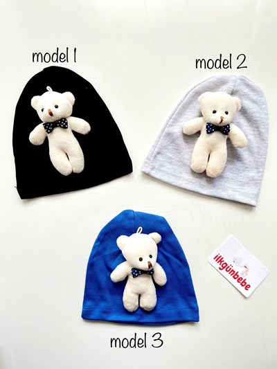 oyuncak ayılı şapka