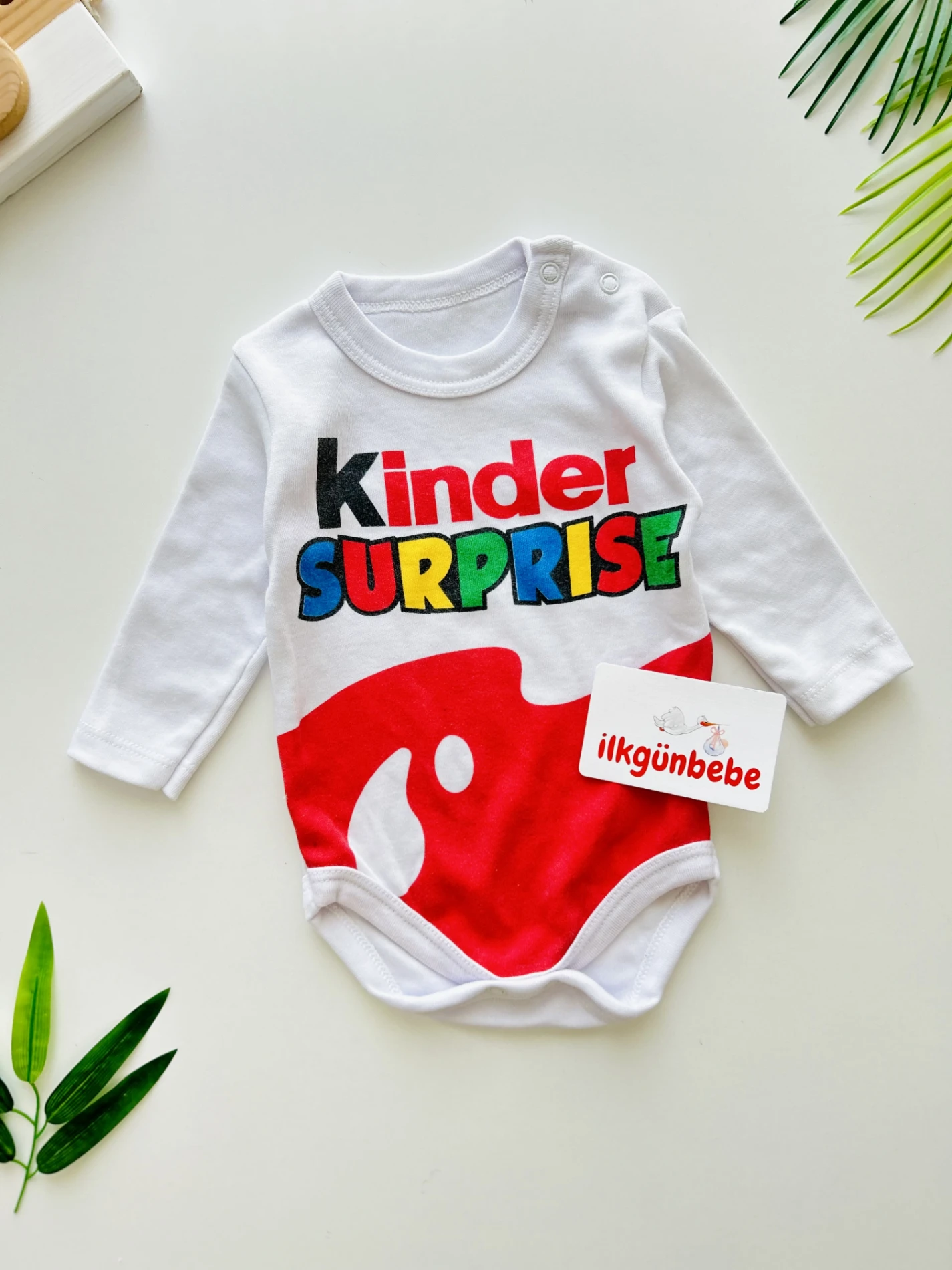 Kinder Surpise %100 Pamuk Zıbın 