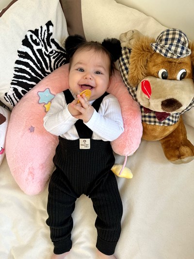 Triko Salopetli Boğazlı Badili Şapkalı 3’lü Takım