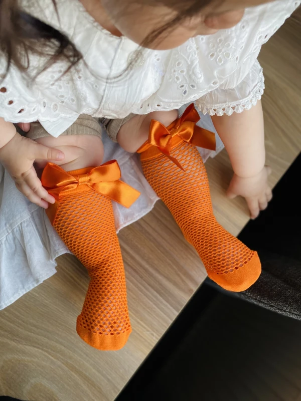 Fiyonk Detaylı Fileli Çorap