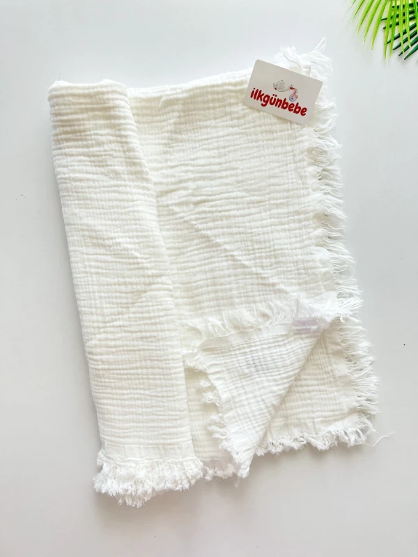 Çift Katlı %100 Organik Müslin Battaniye