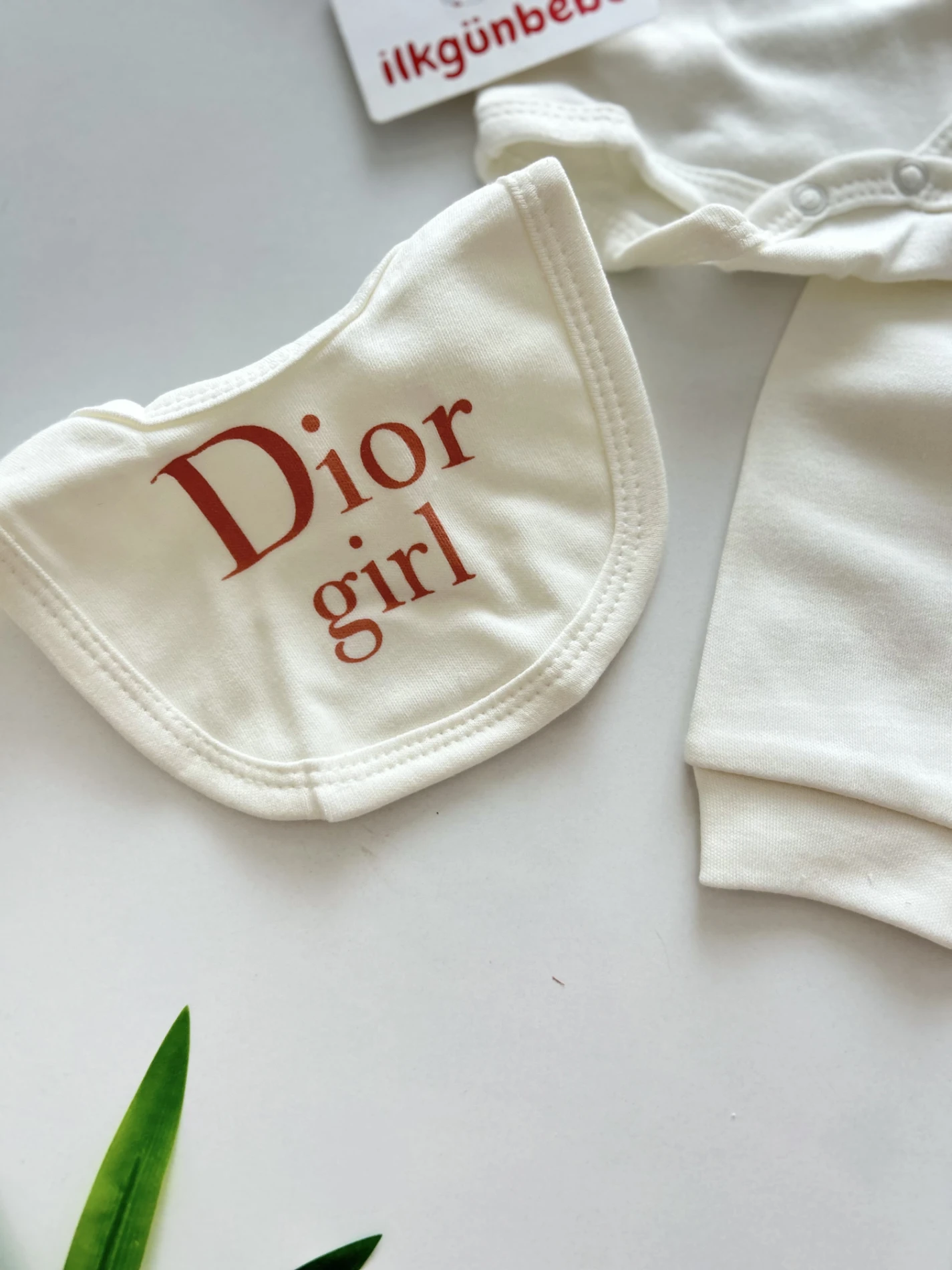 Dior Girl Baskılı 5 Parça Yenidoğan Set