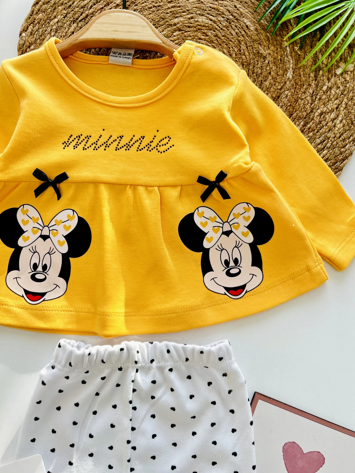 Minnie Fiyonk Detaylı Mevsimlik 2’li Takım