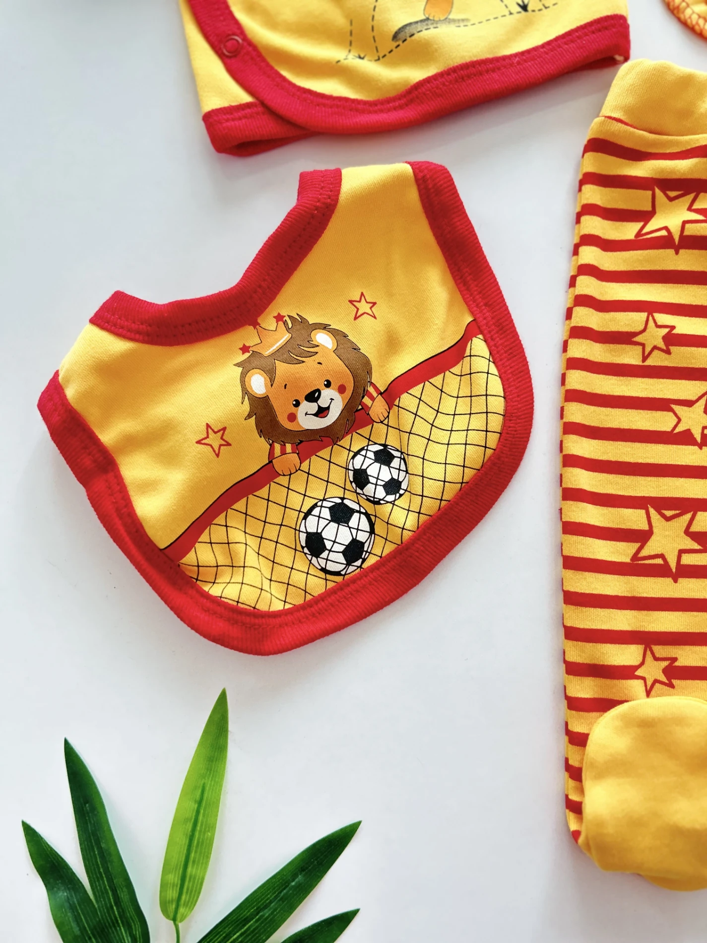 Galatasaray Minik Fanatik Unisex  5 Parça %100 Pamuk Yenidoğan Set