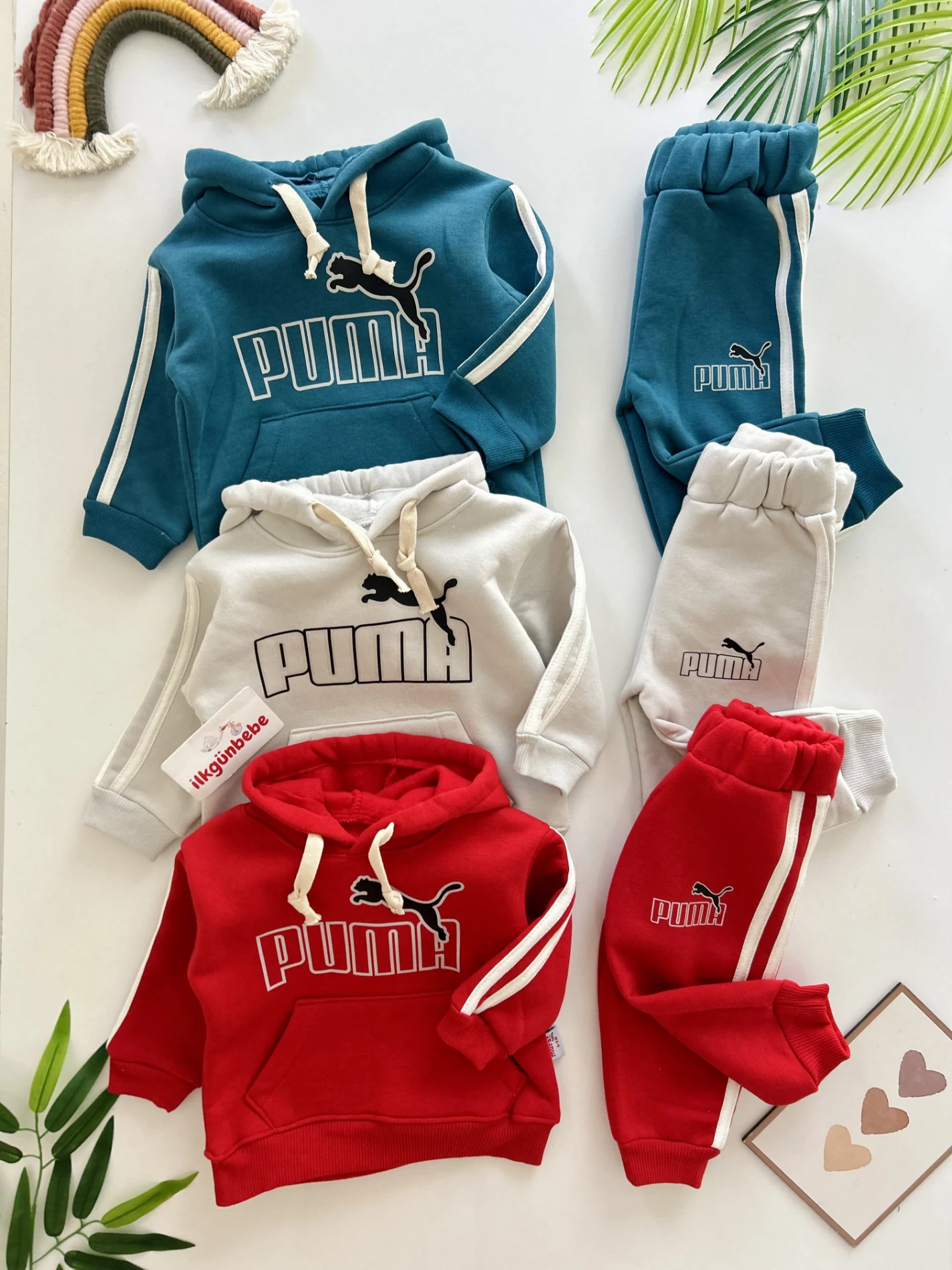 3 İp İçi Şardonlu Kışlık Marka 2’li Takım