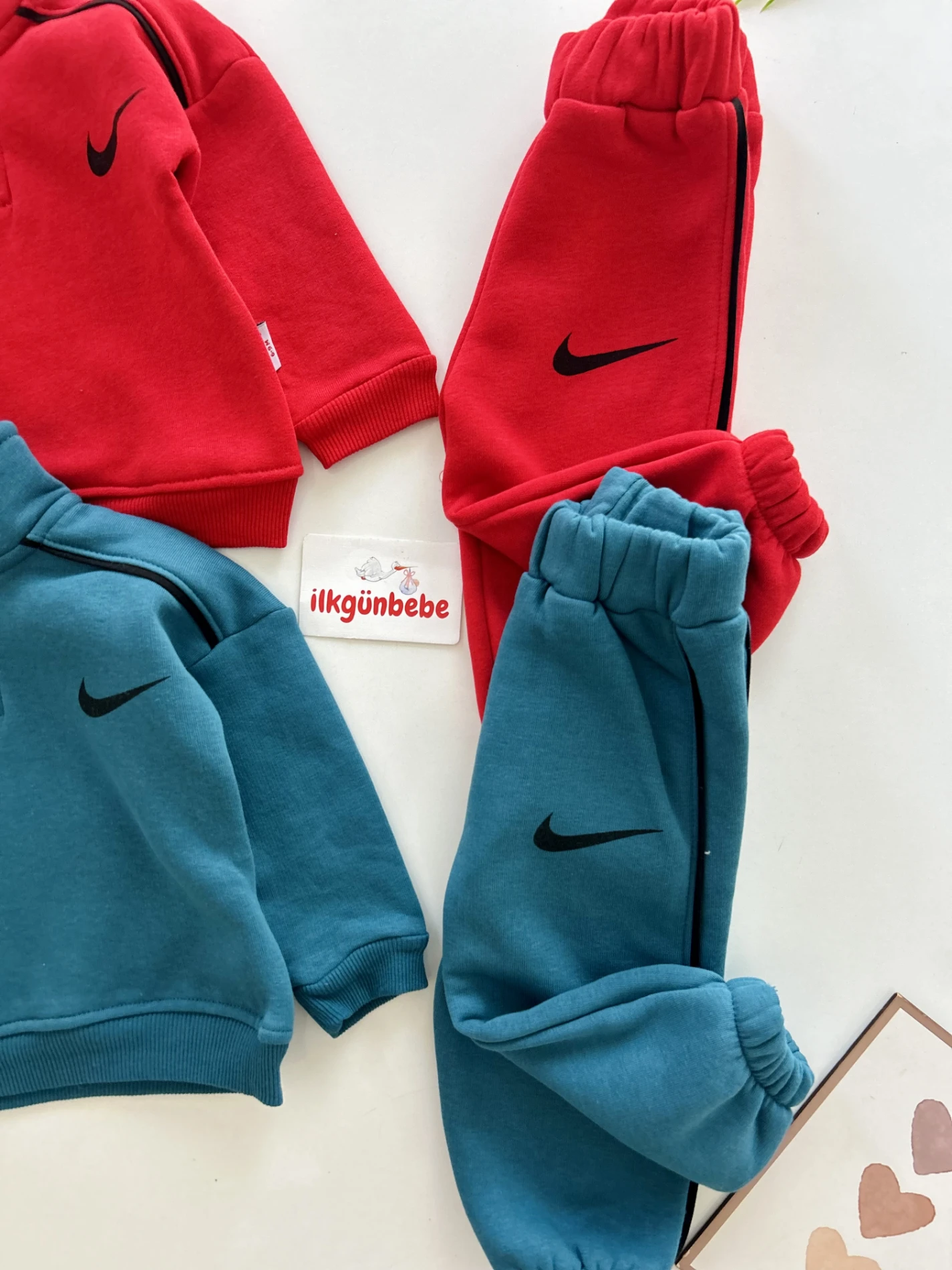 Marka Dik Yakalı 3 İp Şardonlu Kışlık Takım