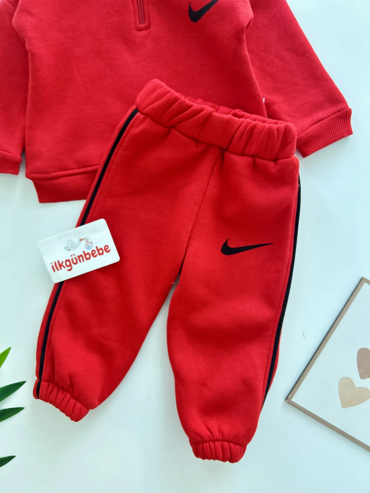 Marka Dik Yakalı 3 İp Şardonlu Kışlık Takım