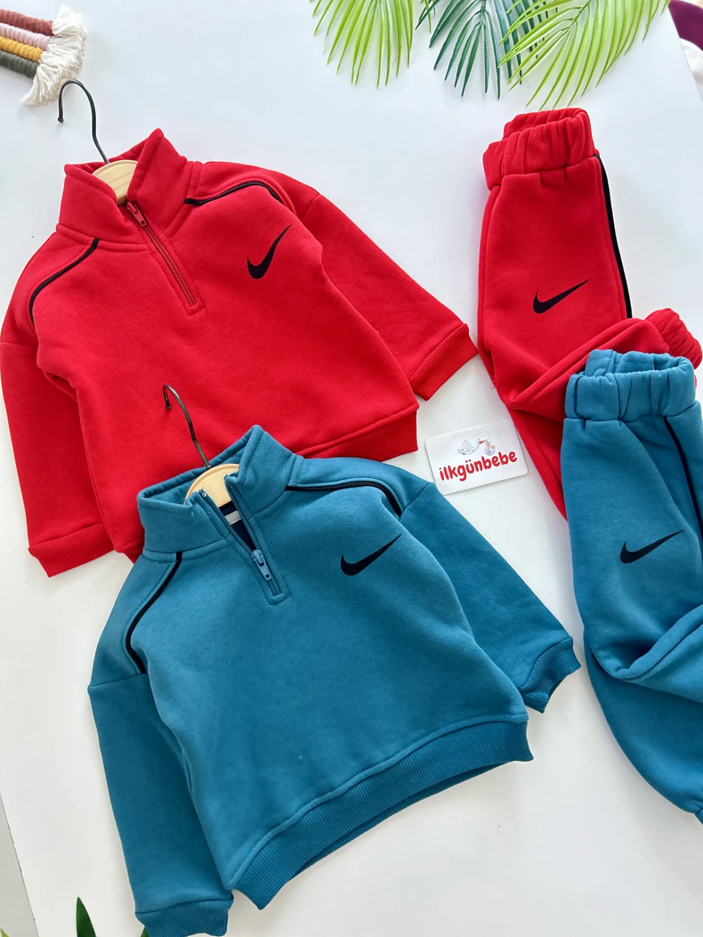 Marka Dik Yakalı 3 İp Şardonlu Kışlık Takım