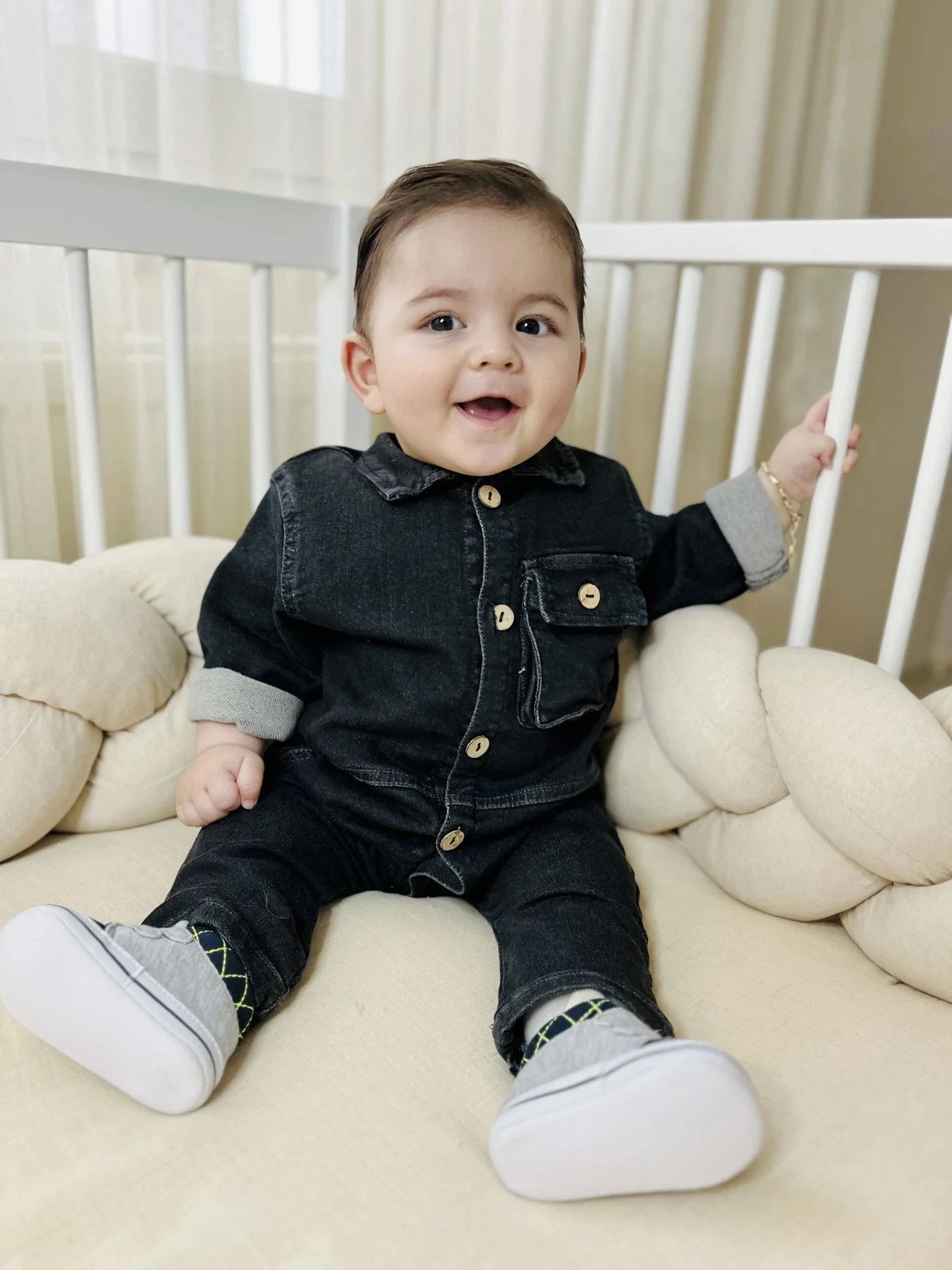 Likralı Yumuşacık Lacos Yaka %100 Pamuk Premium Kalite Likralı Esnek Unisex Kot Tulum
