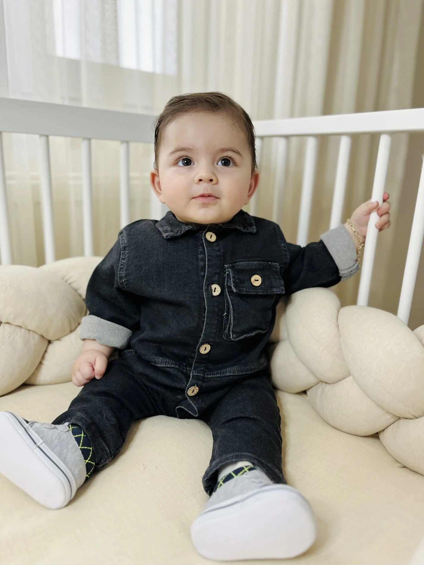 Likralı Yumuşacık Lacos Yaka %100 Pamuk Premium Kalite Likralı Esnek Unisex Kot Tulum