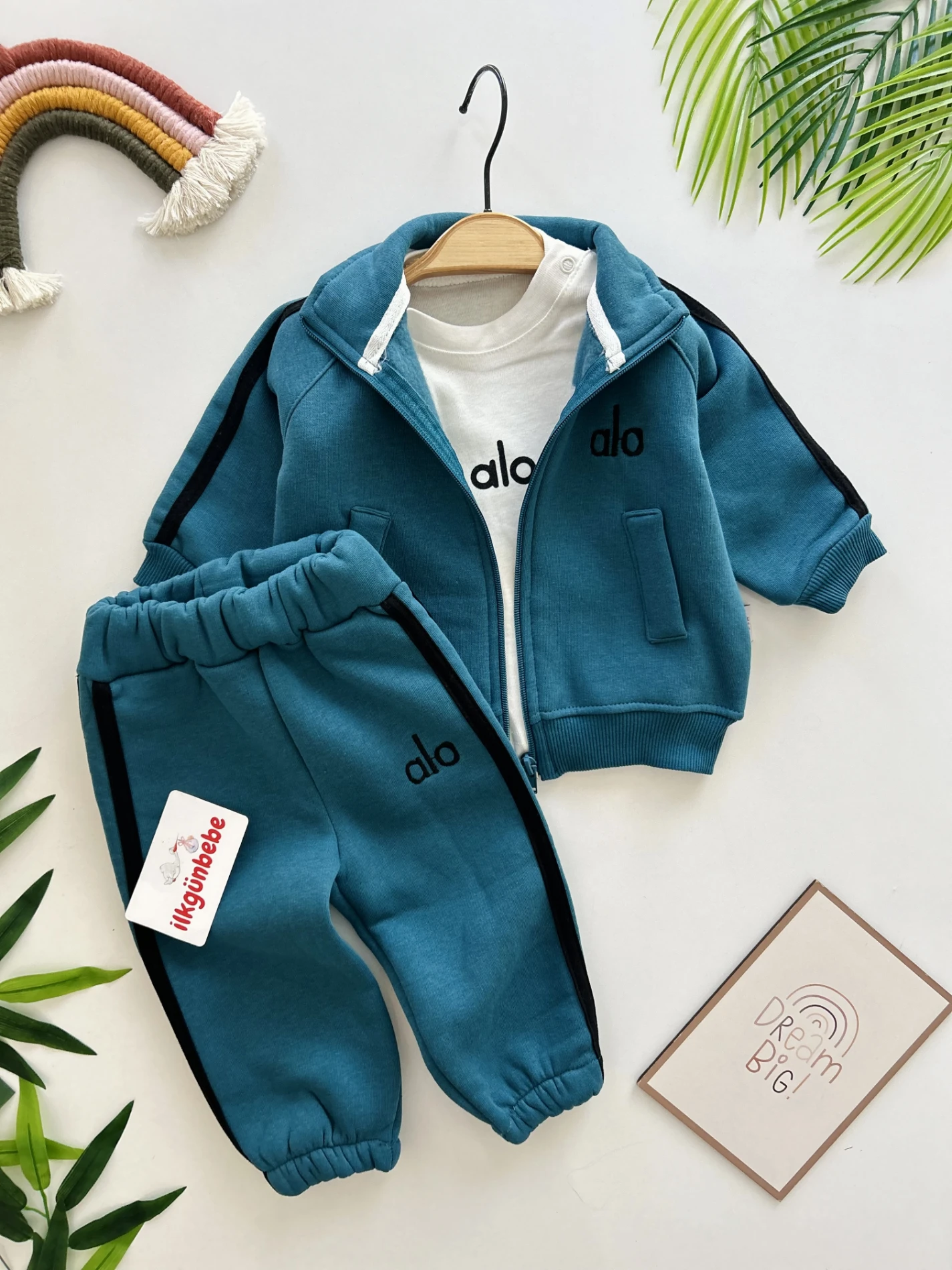 Alo 3 İp İçi Şardonlu 3’lü Kışlık Spor Takım