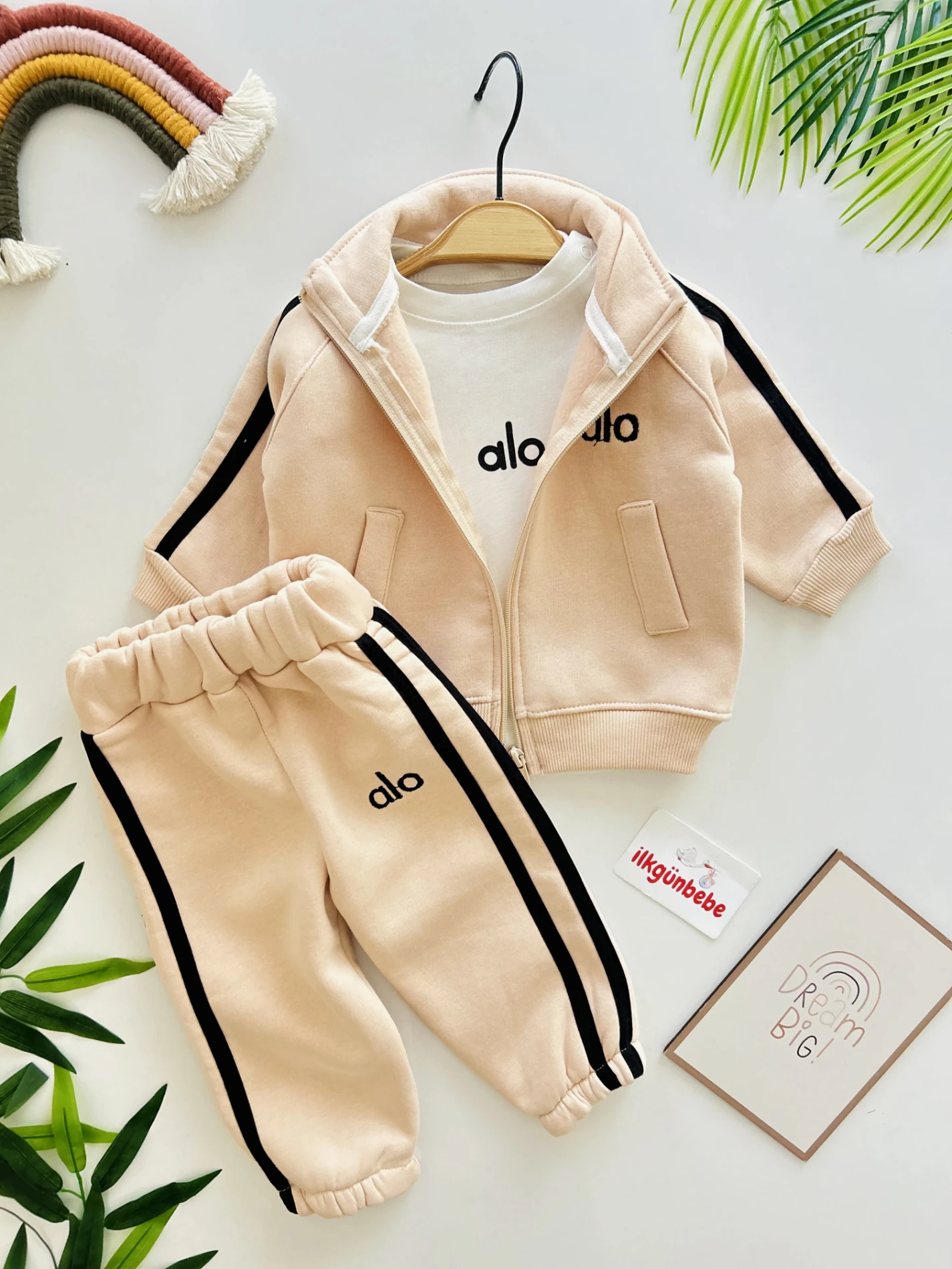 Alo 3 İp İçi Şardonlu 3’lü Kışlık Spor Takım