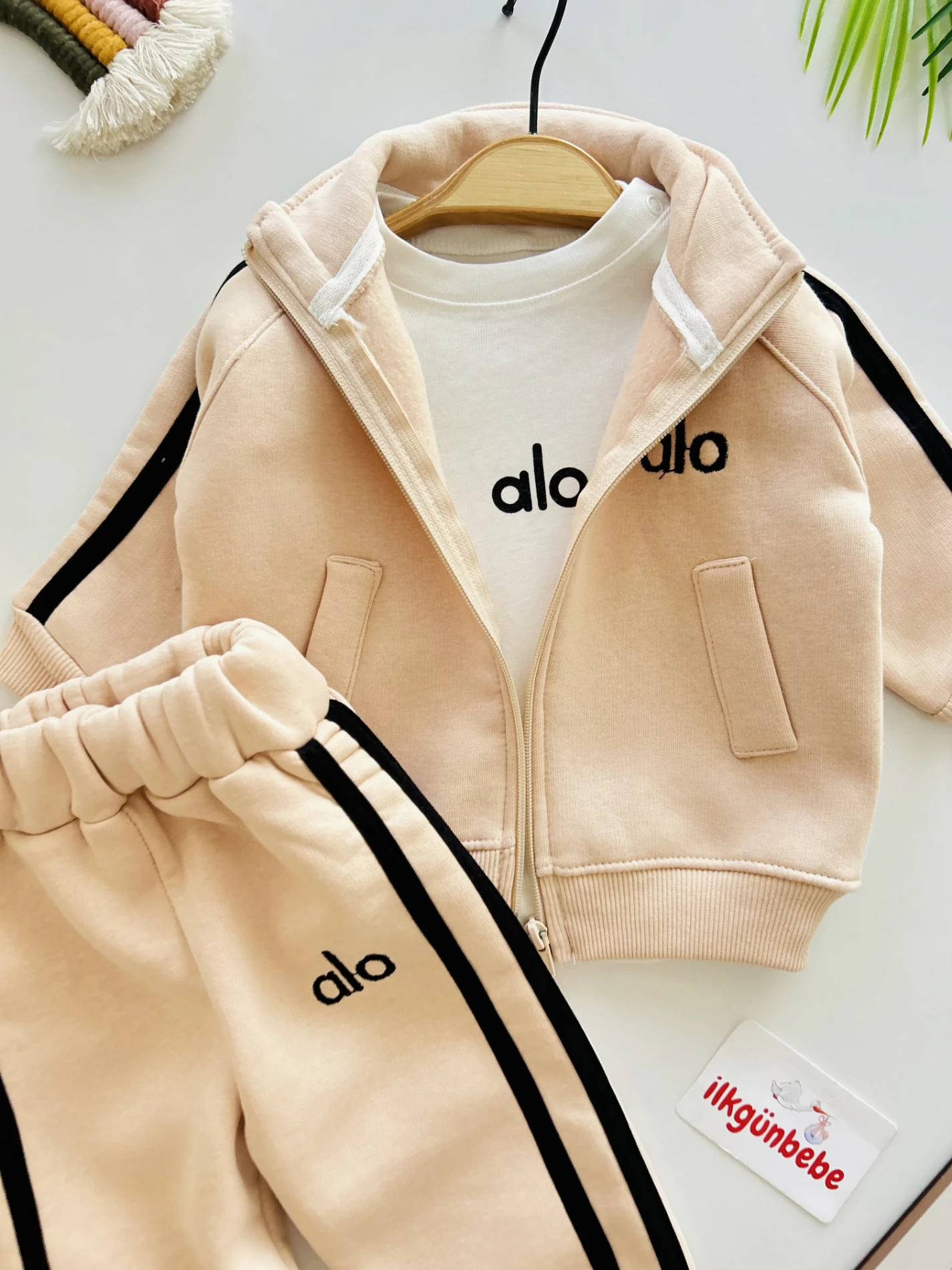 Alo 3 İp İçi Şardonlu 3’lü Kışlık Spor Takım