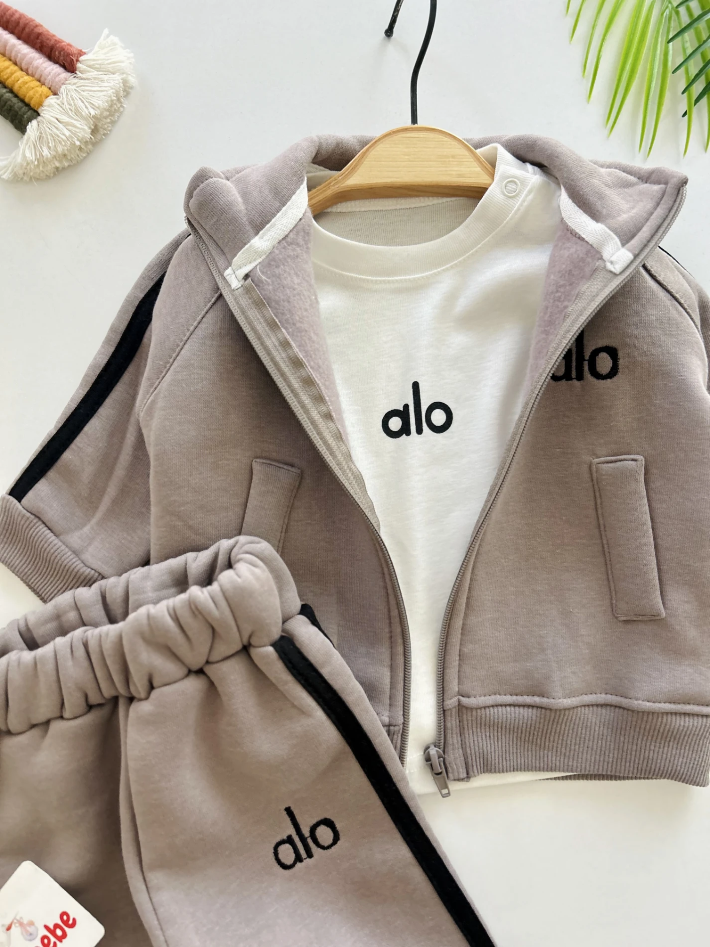 Alo 3 İp İçi Şardonlu 3’lü Kışlık Spor Takım