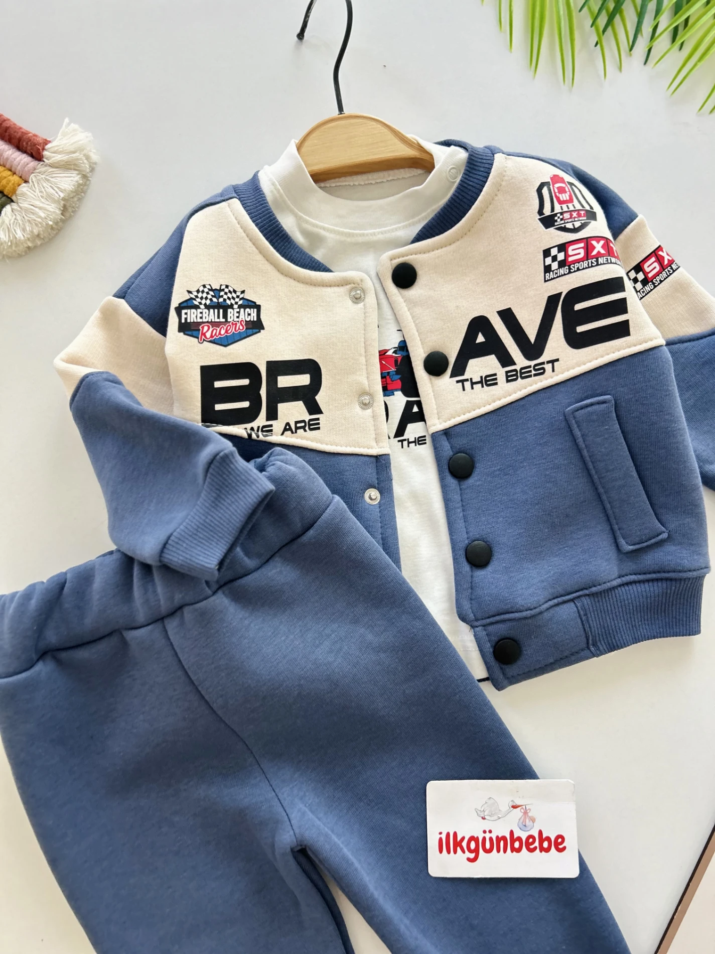 Brave Yarışçı 3 İp İçi Şardonlu 3’lü Kışlık Spor Takım