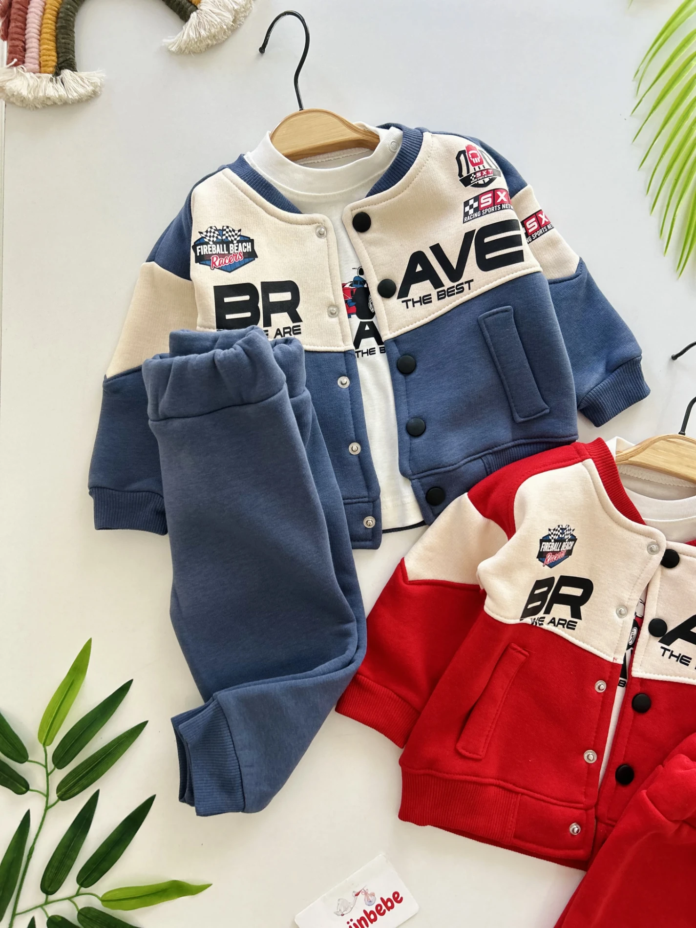 Brave Yarışçı 3 İp İçi Şardonlu 3’lü Kışlık Spor Takım