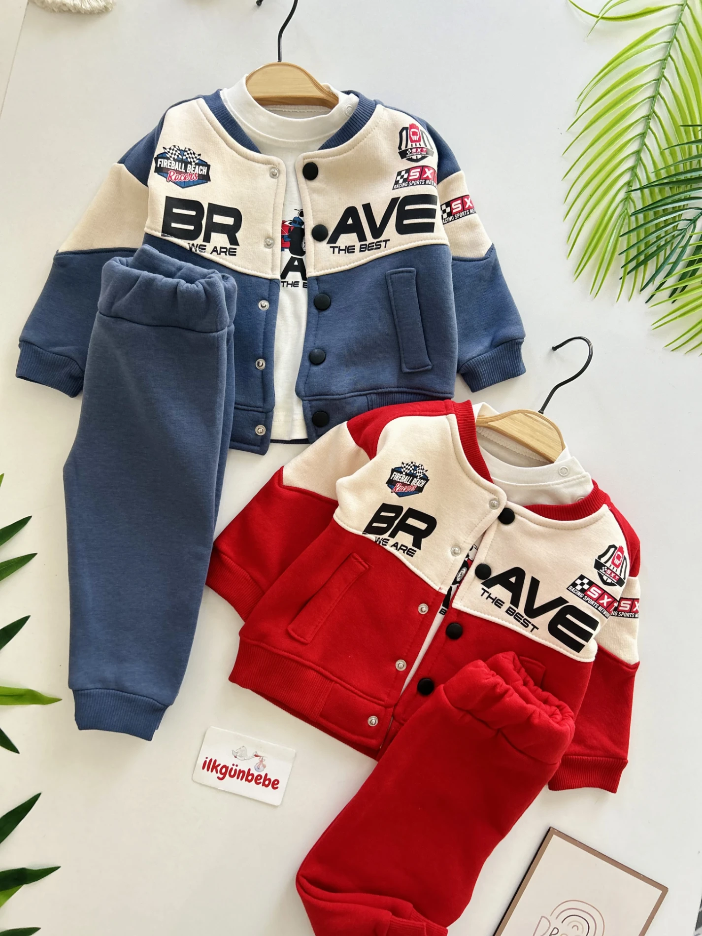 Brave Yarışçı 3 İp İçi Şardonlu 3’lü Kışlık Spor Takım