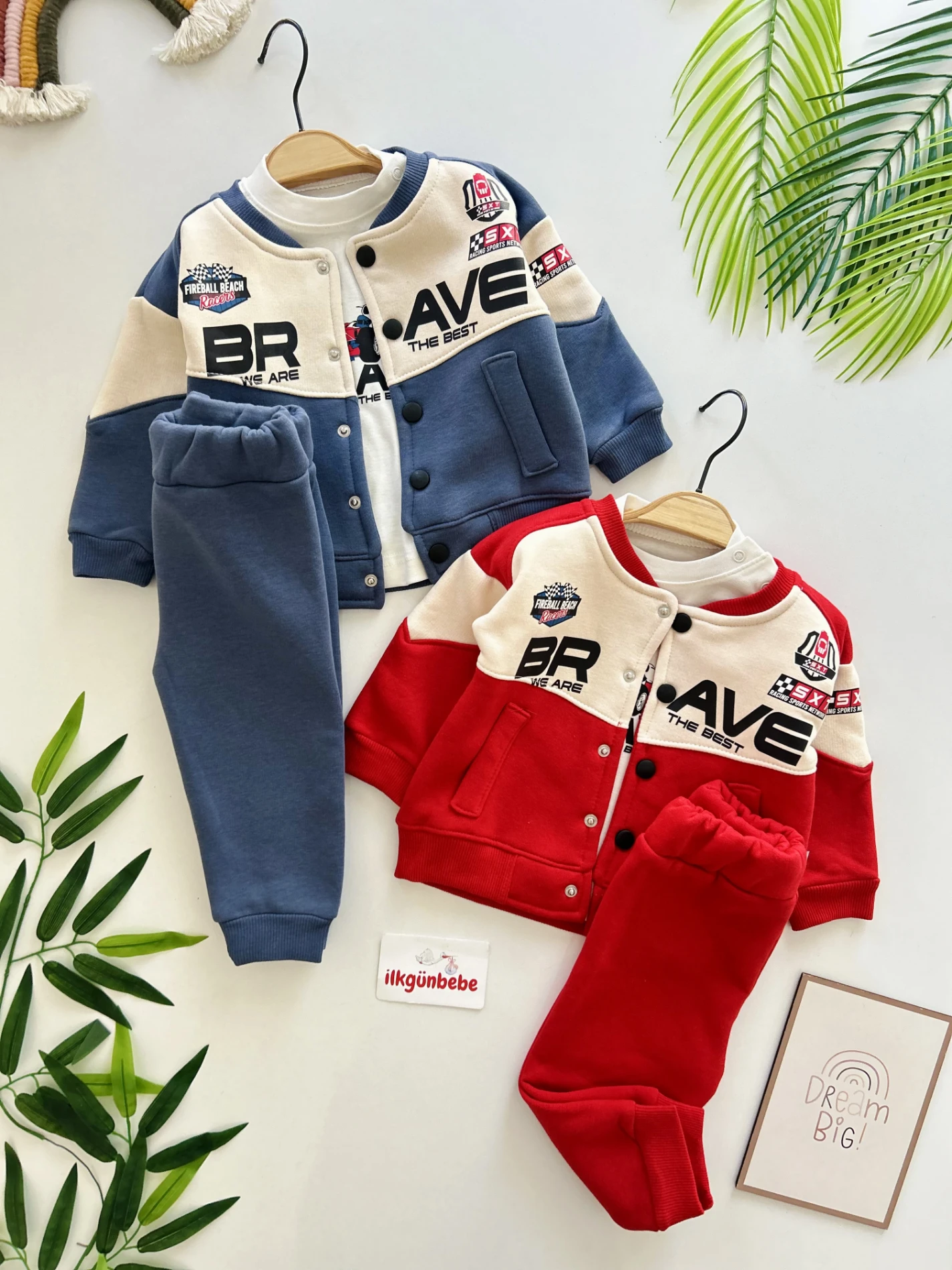 Brave Yarışçı 3 İp İçi Şardonlu 3’lü Kışlık Spor Takım