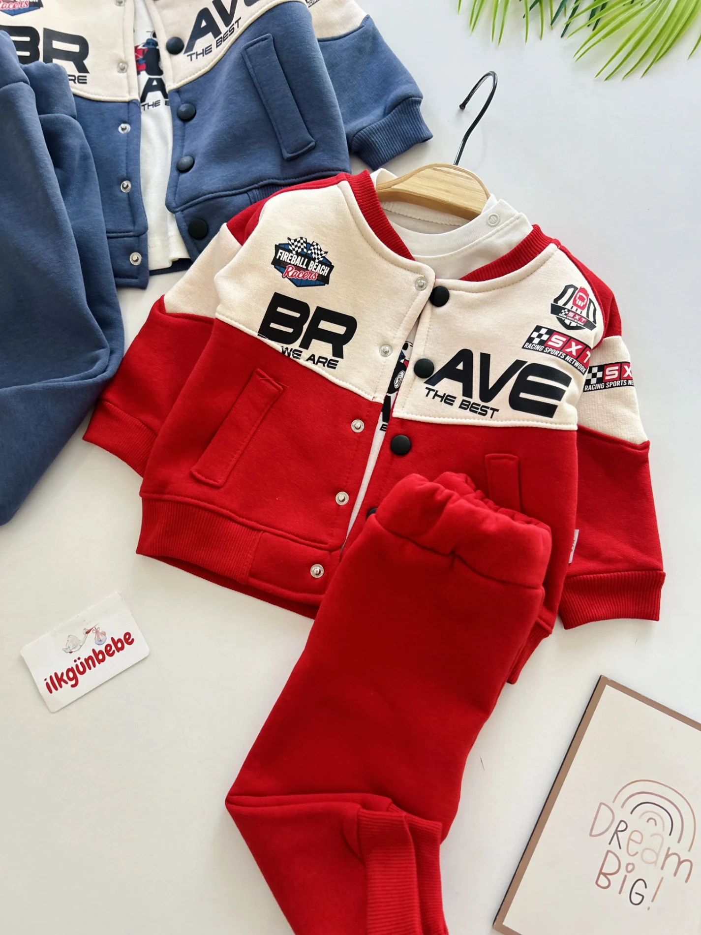 Brave Yarışçı 3 İp İçi Şardonlu 3’lü Kışlık Spor Takım