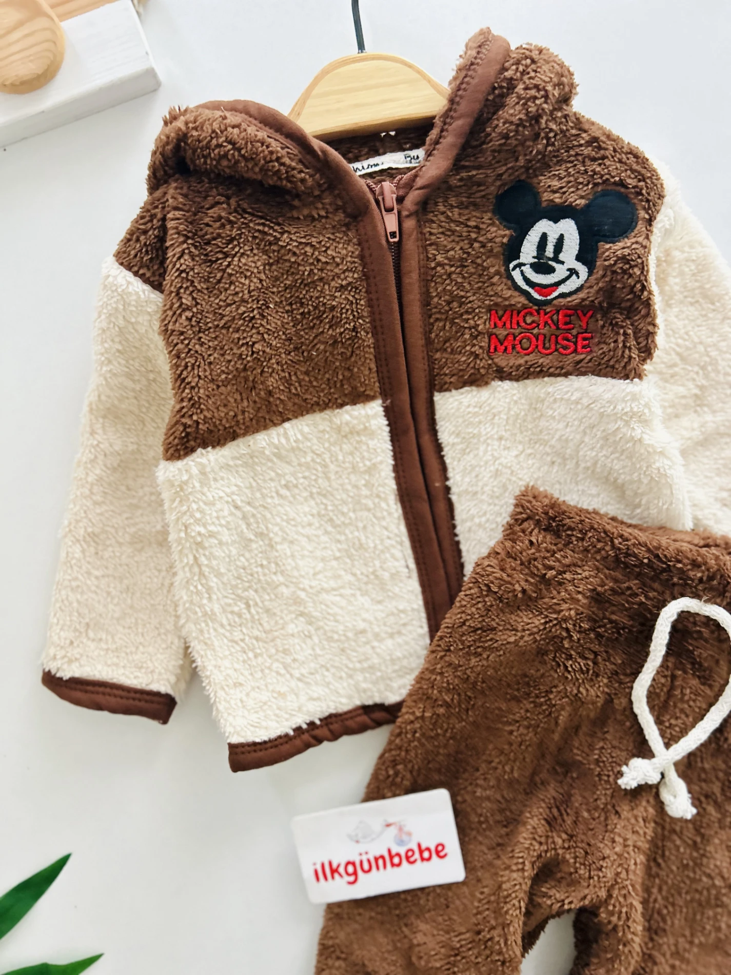 Mickey Mouse Welsoft Kışlık 2’li Takım