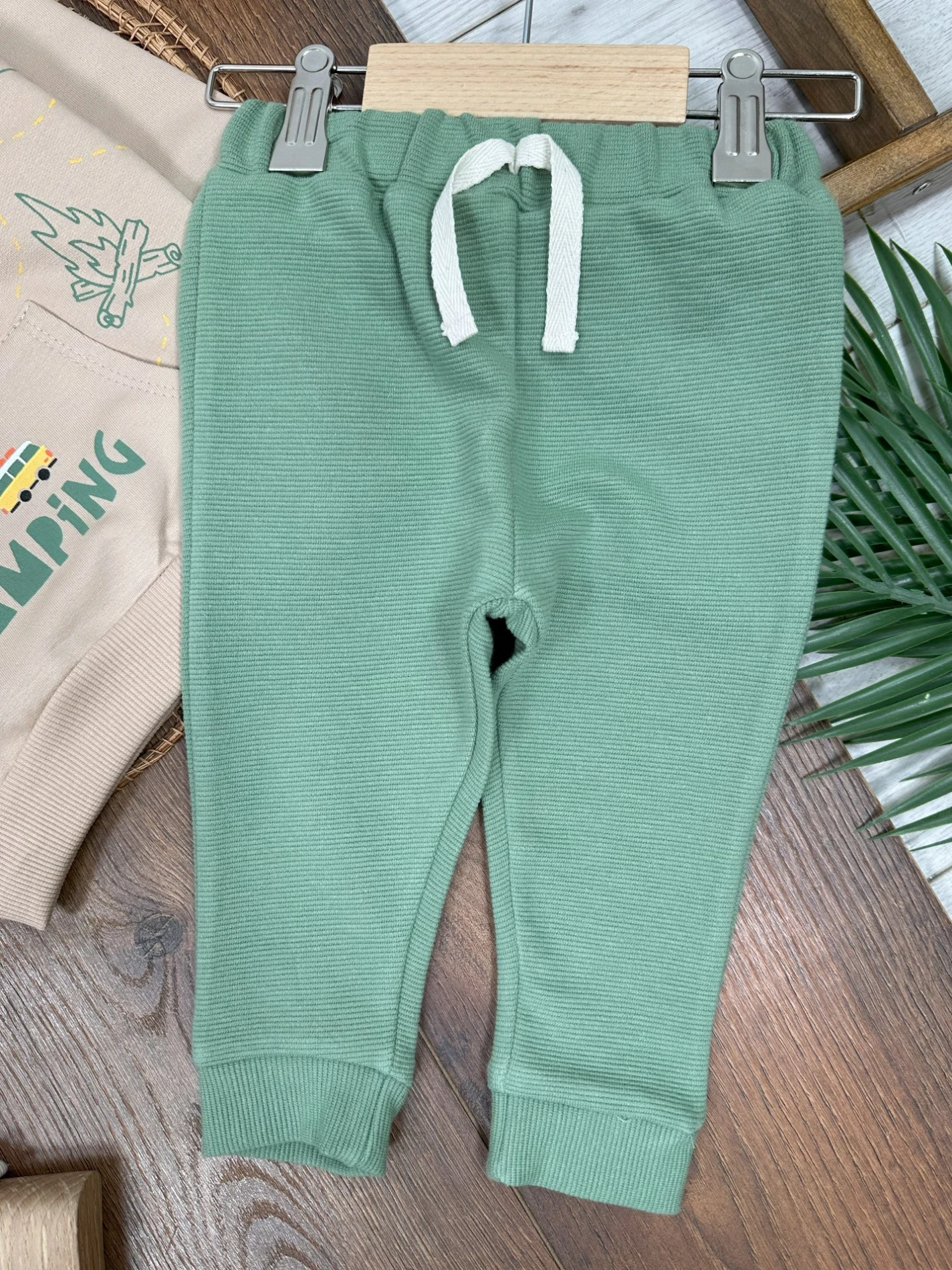 Camping Kapüşonlu %100 Pamuk Sweatli 2’li Takım