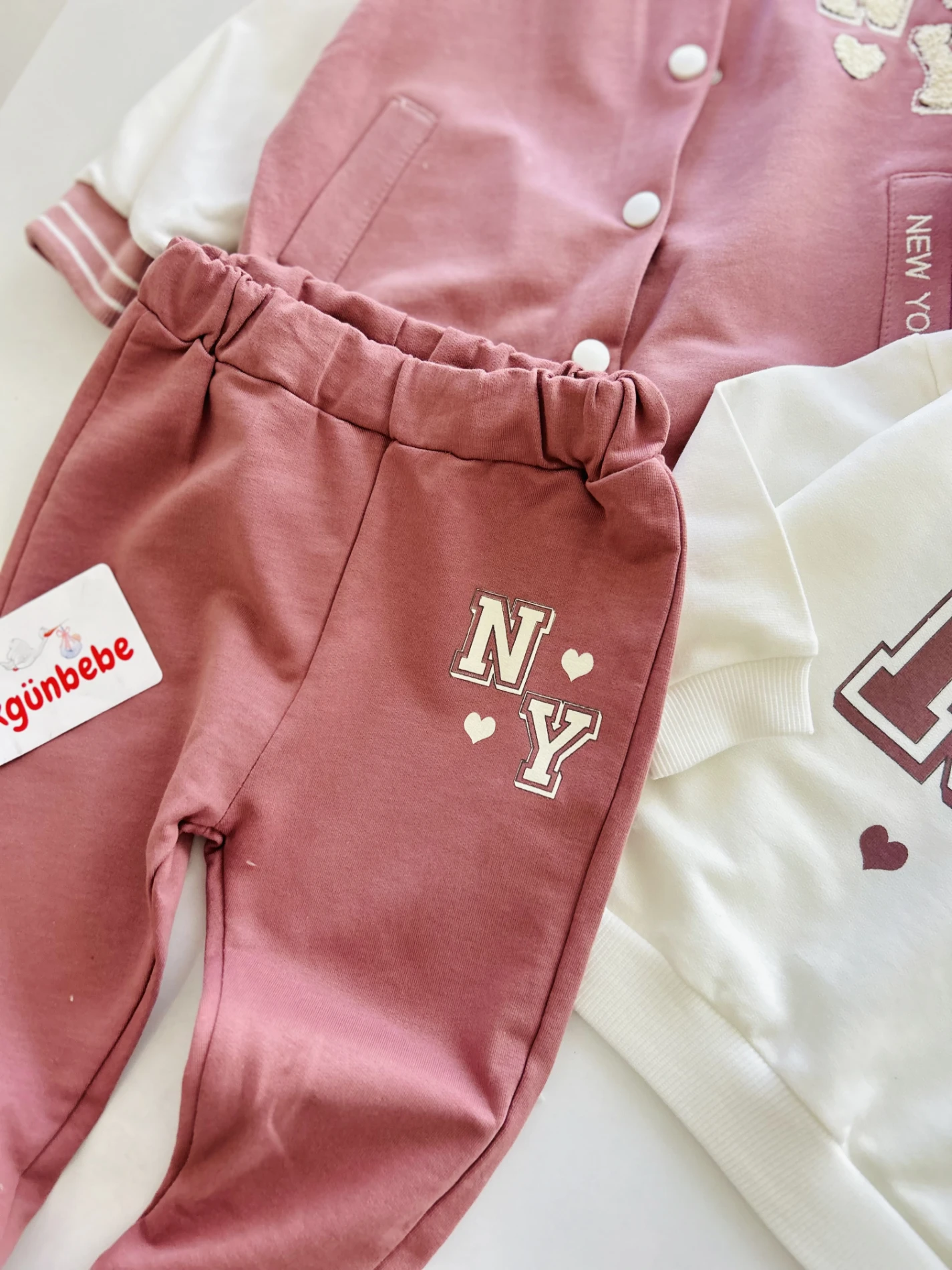 Ny Kalp Nakışlı 3 Parça Premium Kalite Set