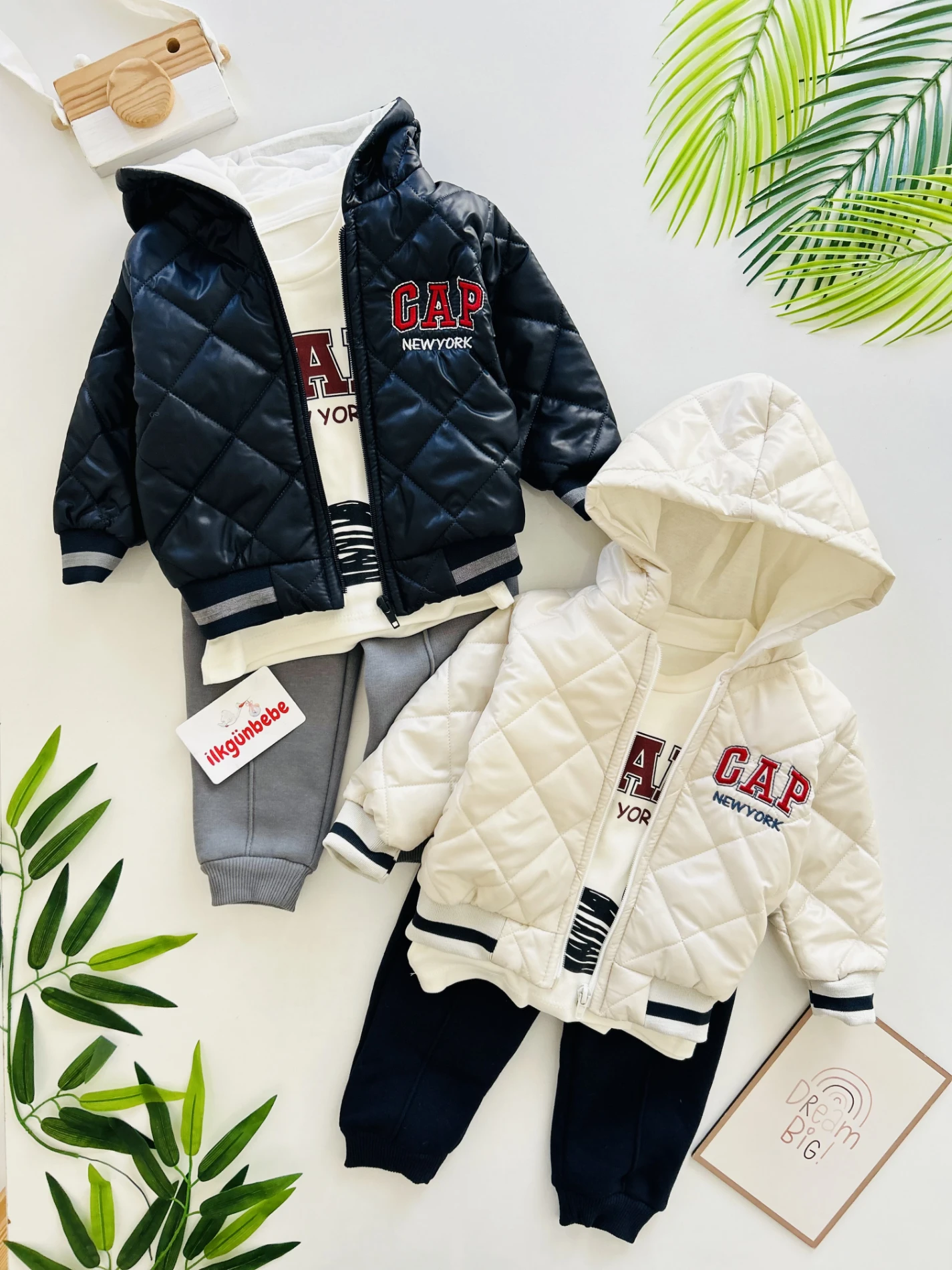 Marka Ny Montlu  Premium kalite 3’lü Takım