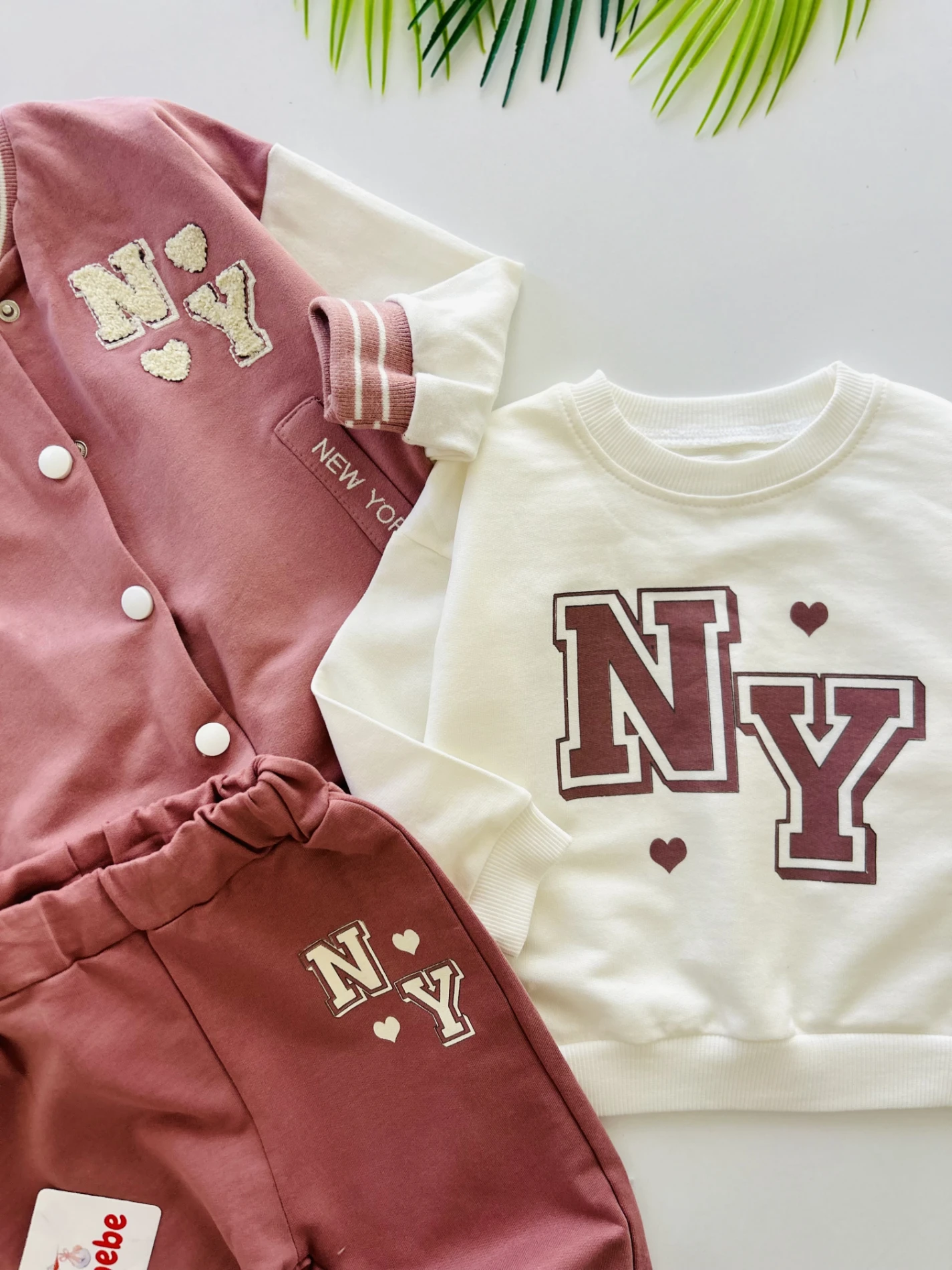 Ny Kalp Nakışlı 3 Parça Premium Kalite Set