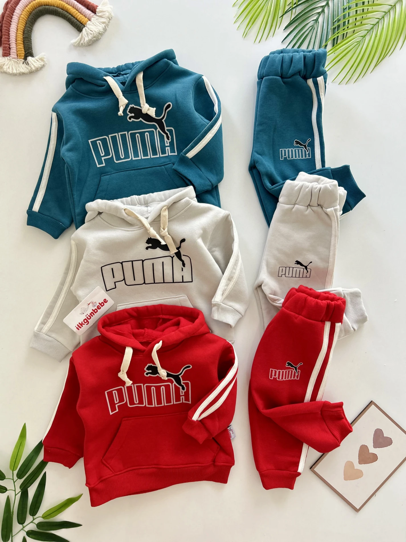 3 İp İçi Şardonlu Kışlık Marka 2’li Takım