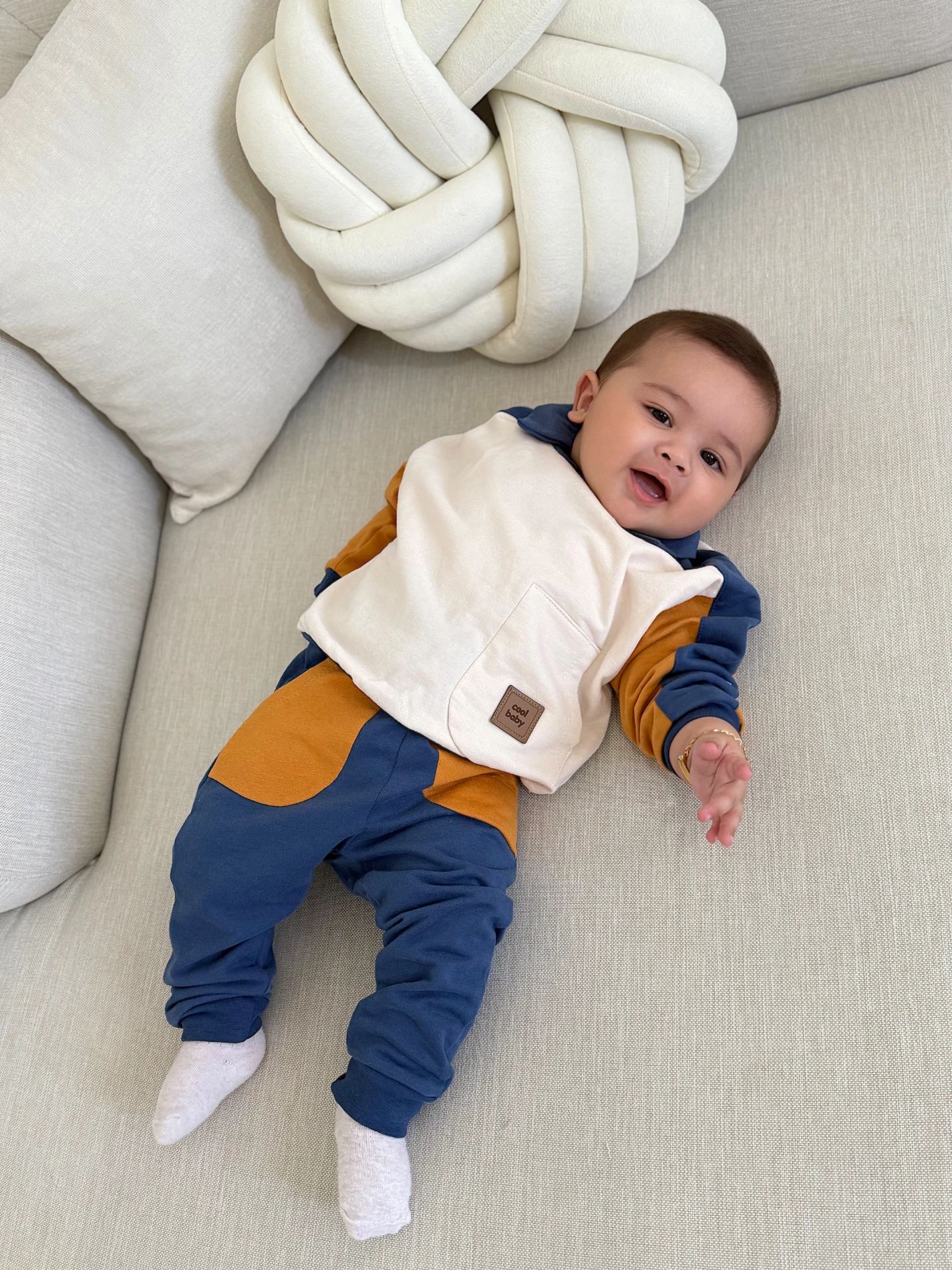 Cool Baby Polo Yaka %100 Pamuk 2’li Takım