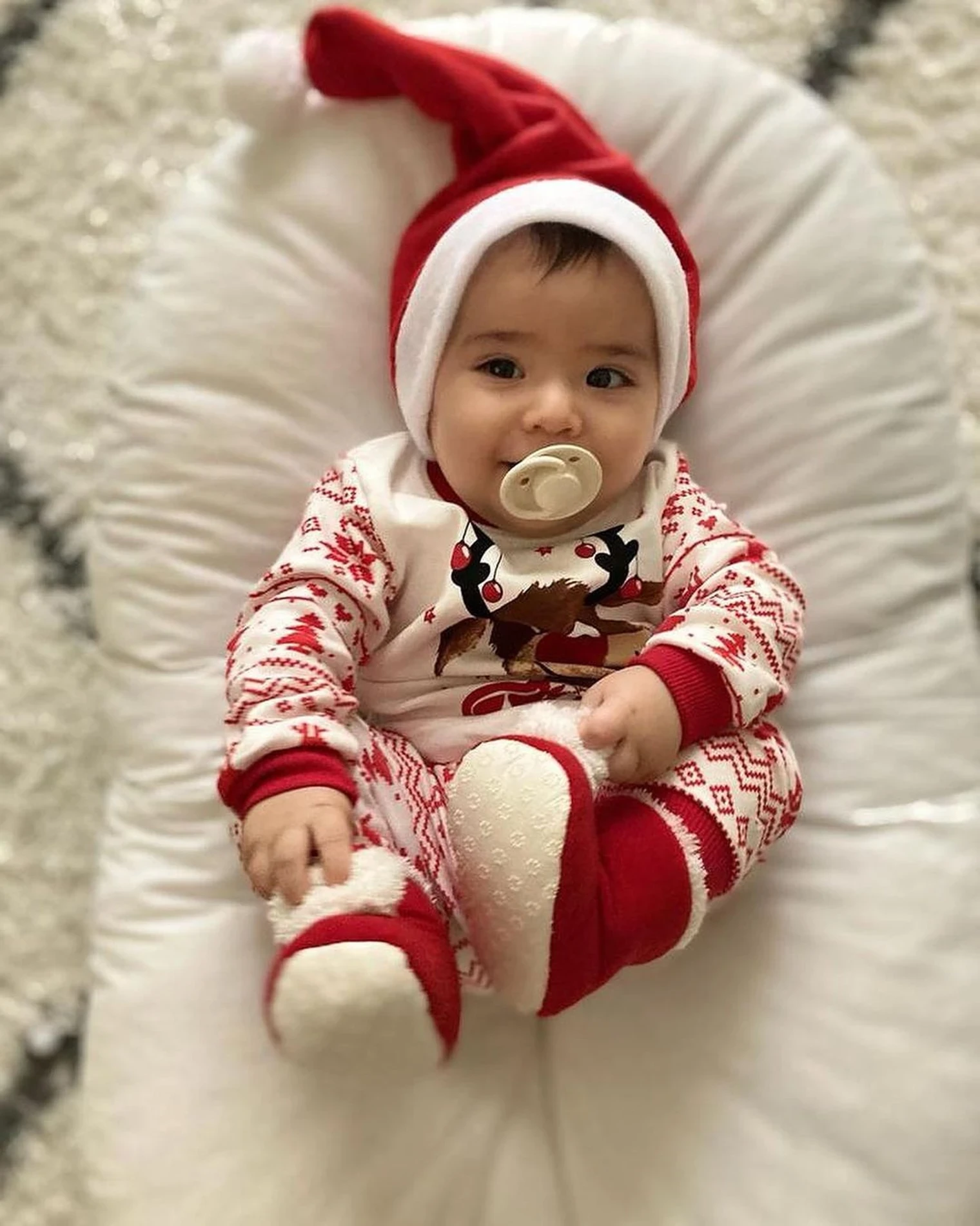 Geyik Desenli Unisex Mevsimlik Takım 