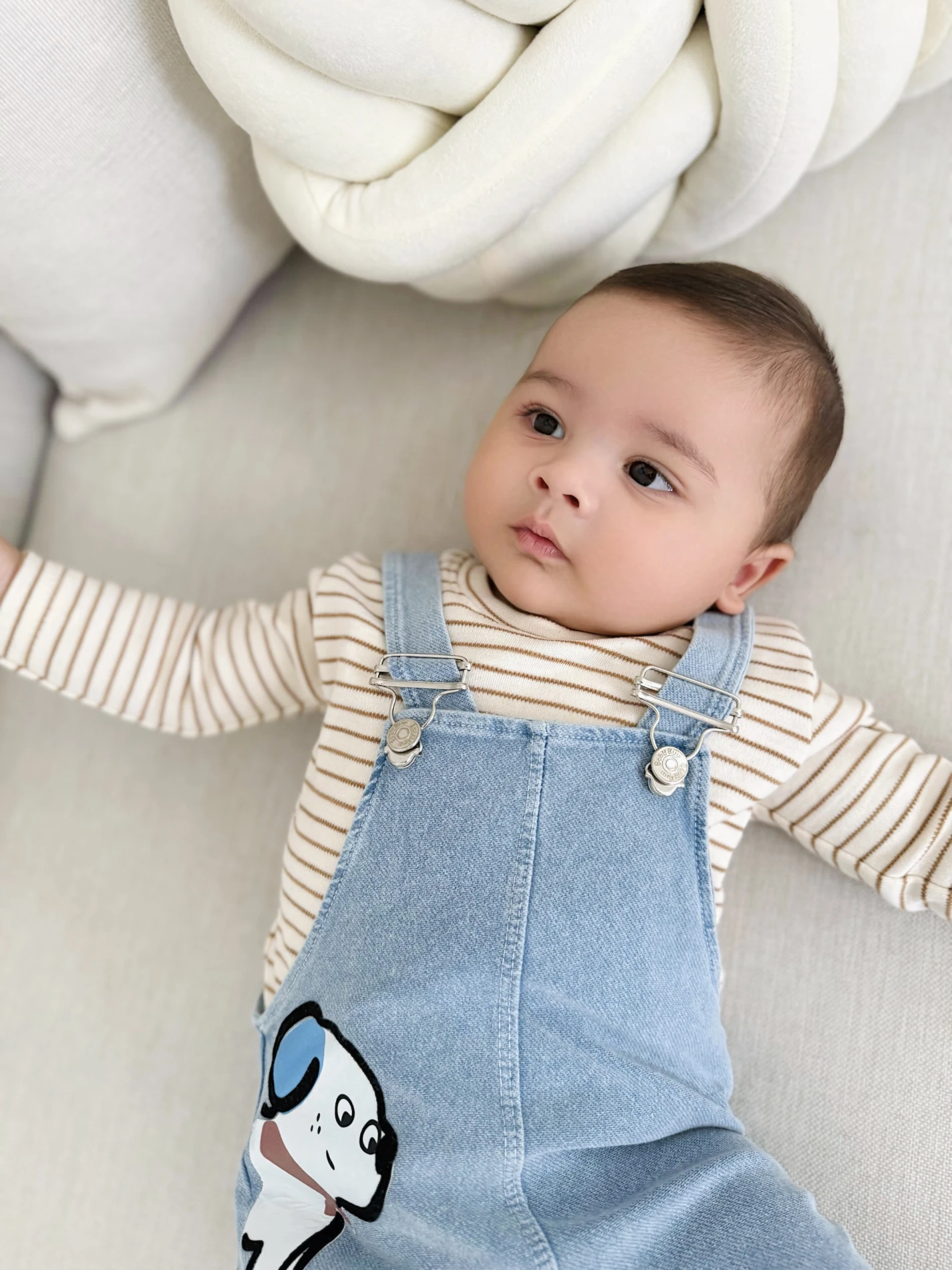 Cute Dog  Desenli %100 Pamuk Likralı Kot 2’li Takım