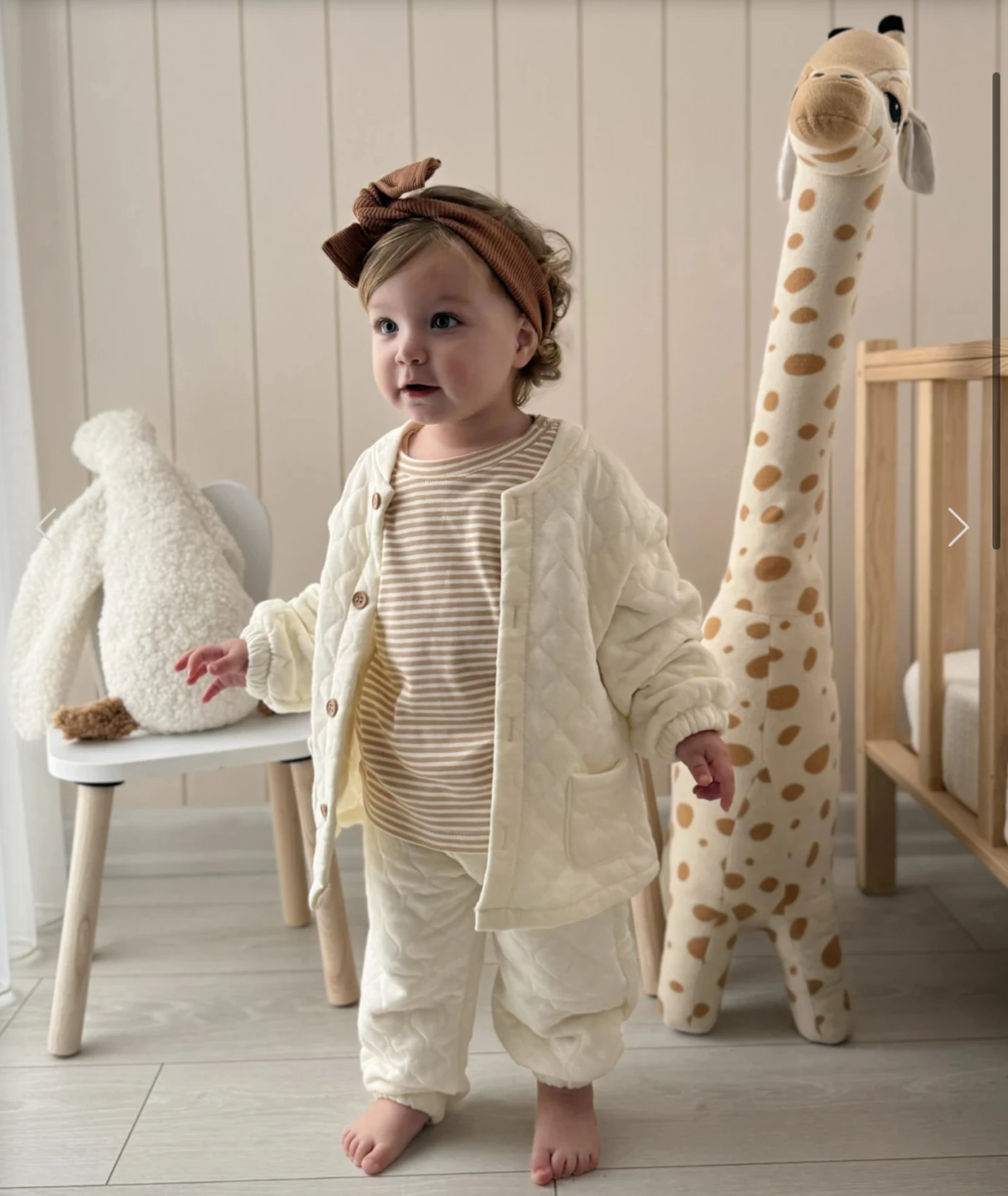 Kapitone Kumaş Ceketli Pantalonlu Çizgili Desenli Uzun Kollu Badili 3’lü Cool Takım