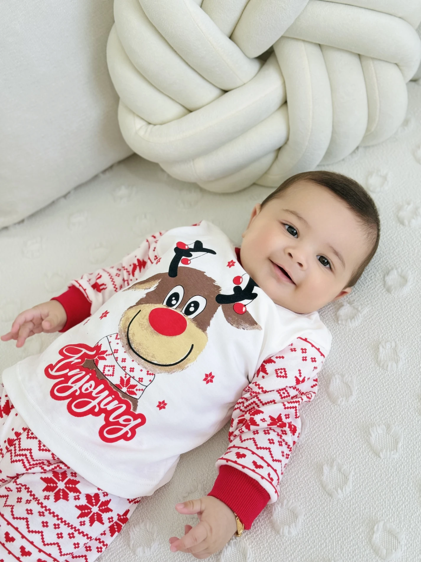 Geyik Desenli Unisex Mevsimlik Takım 