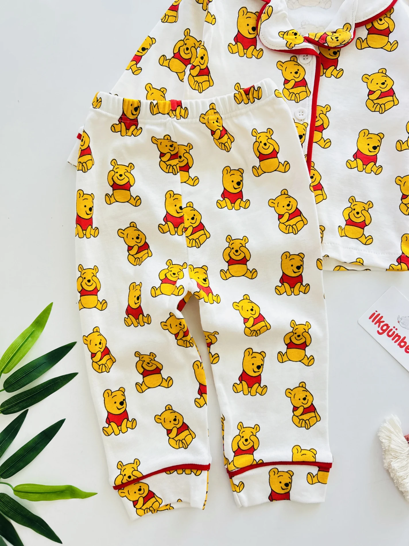 Winnie The Pooh %100 Pamuk Pijama Takımı