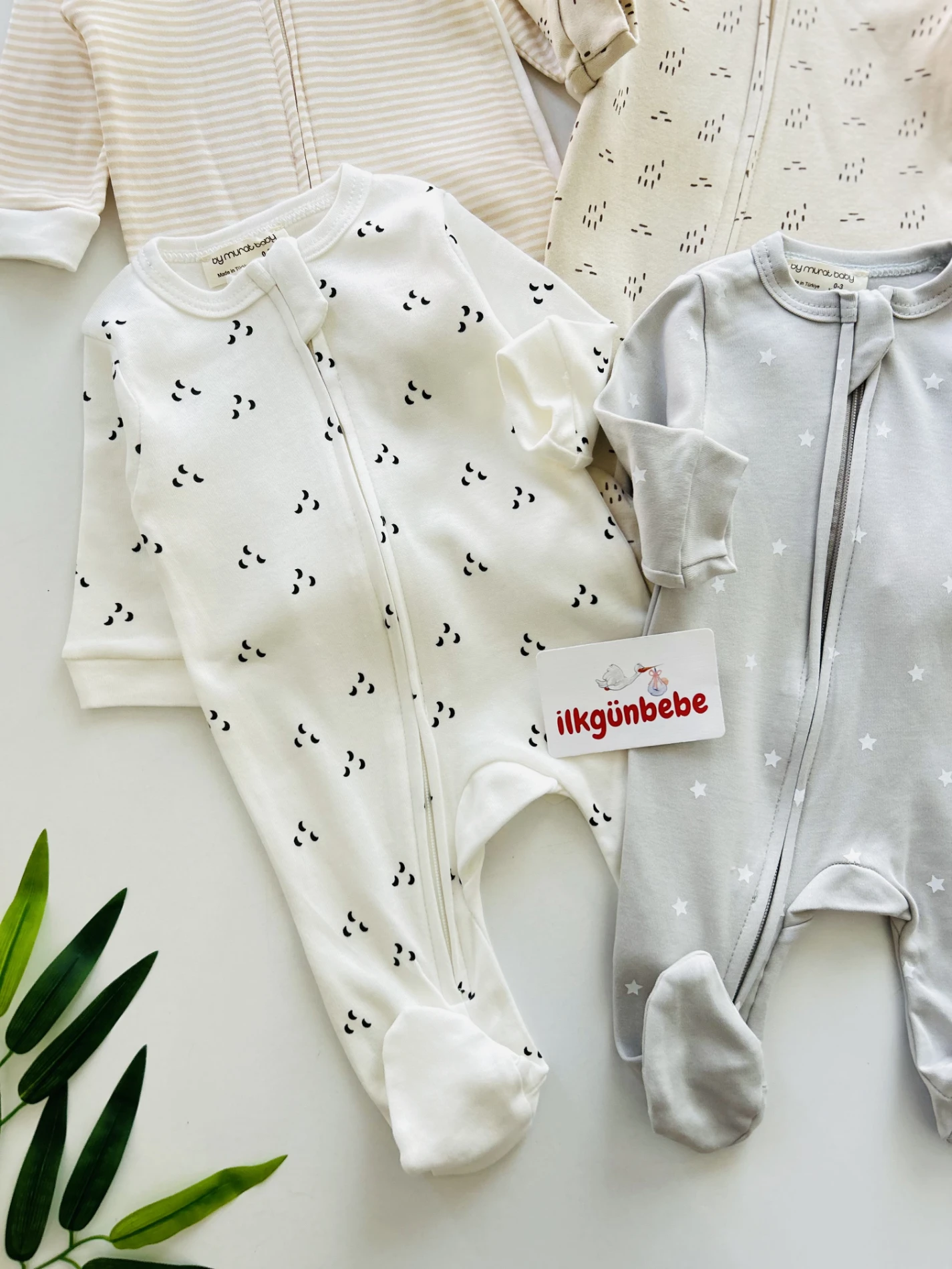 Basic Soft %100 Pamuk 4 Parça Tulum Set