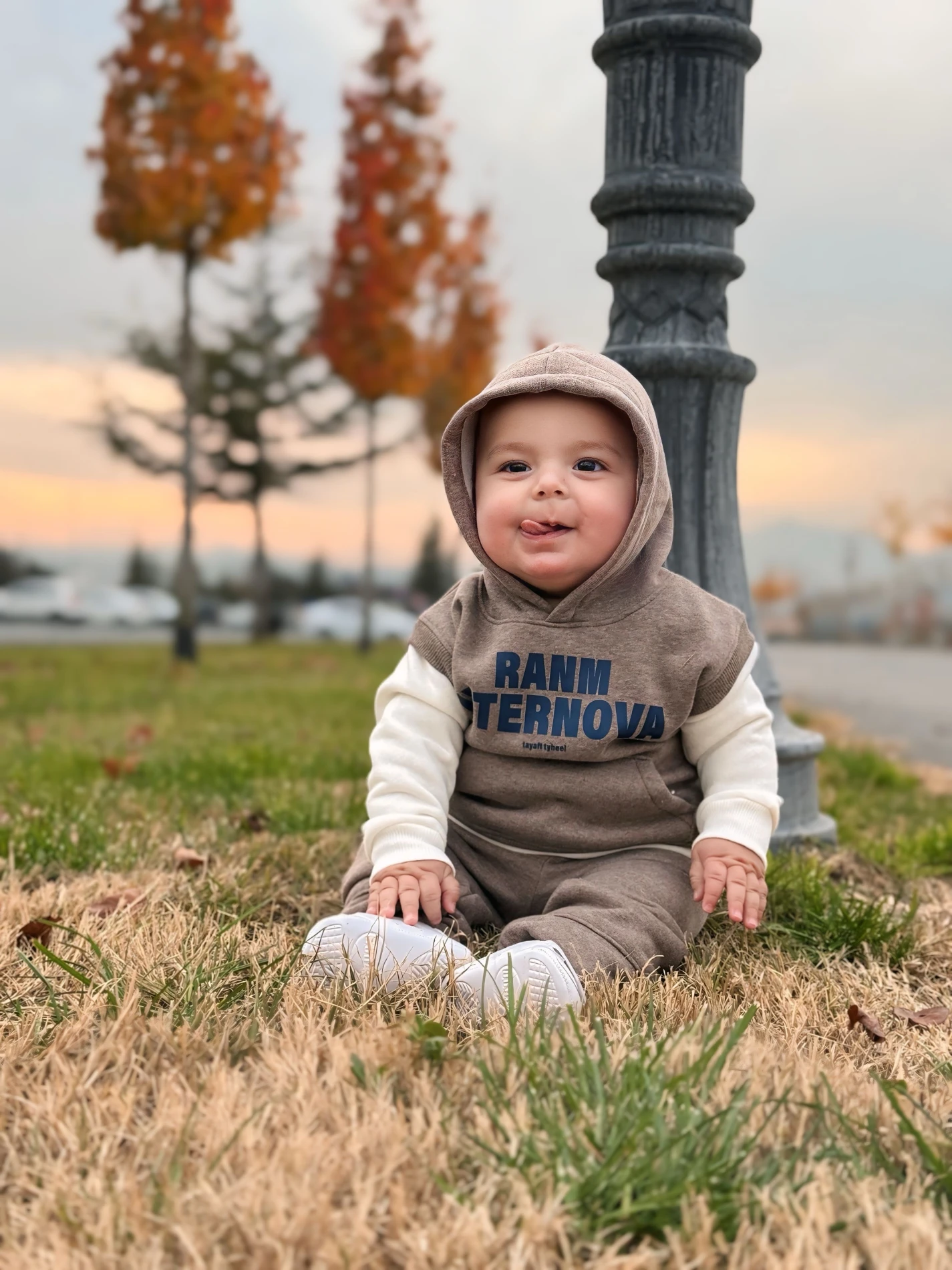 3 İp Şardonlu Spor Sweatli 2’li Takım