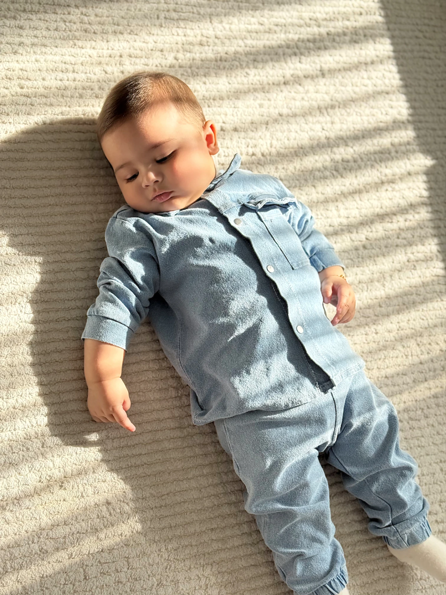 Cep Detaylı Denim Likralı Esnek Kot 2’li Takım