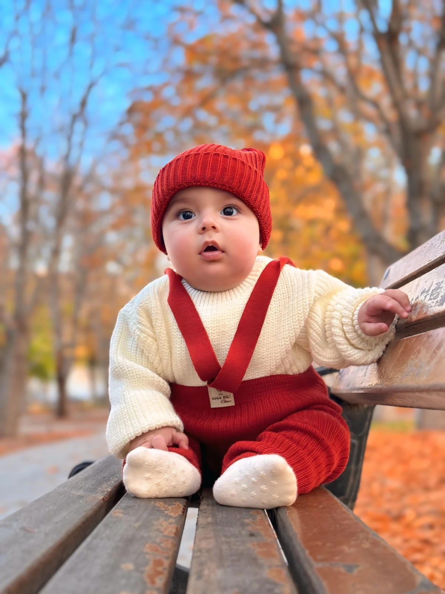 Selanik Örgüsü Triko Kazaklı Triko Taytlı Bereli 3’lü Takım