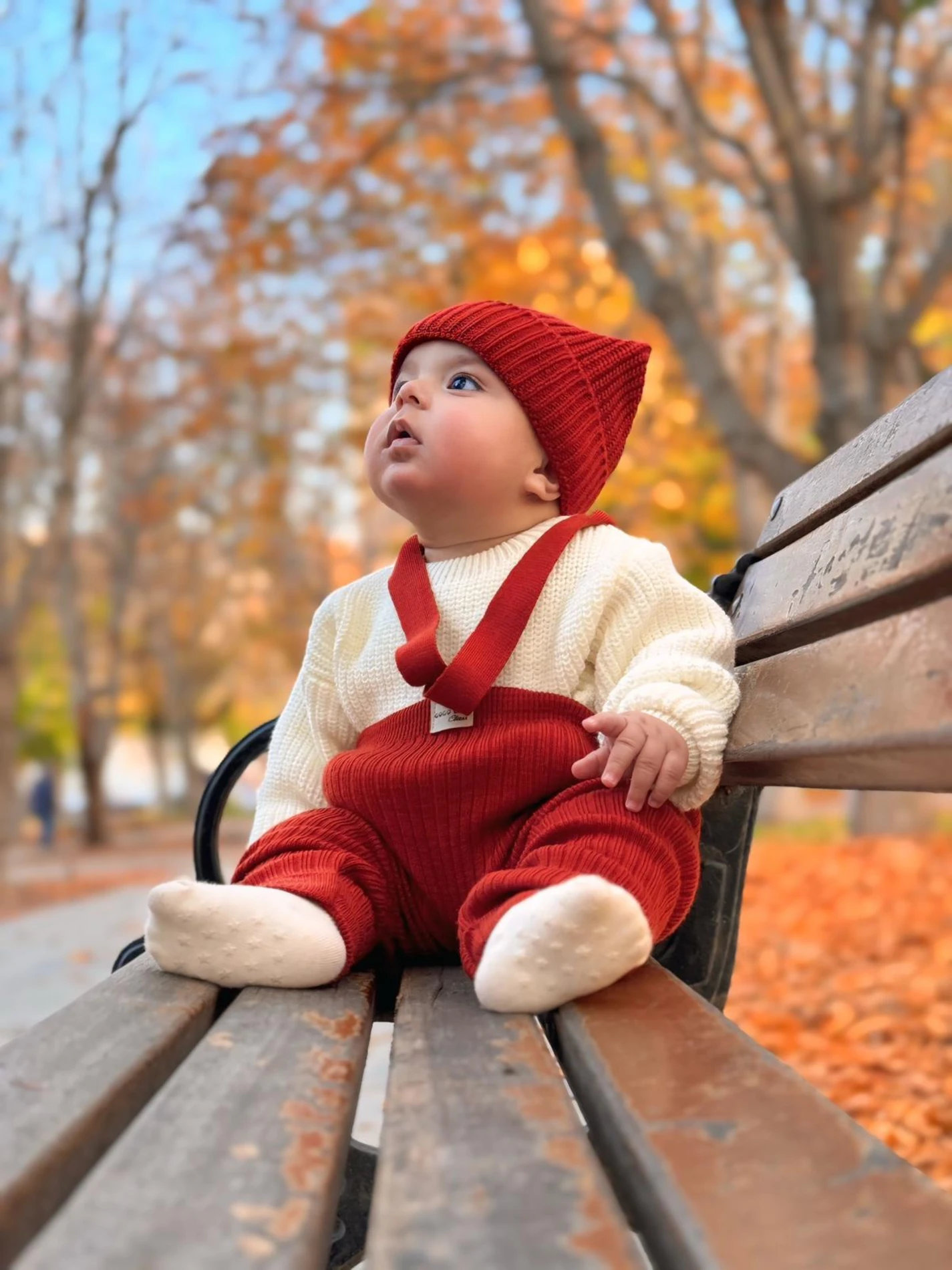 Selanik Örgüsü Triko Kazaklı Triko Taytlı Bereli 3’lü Takım