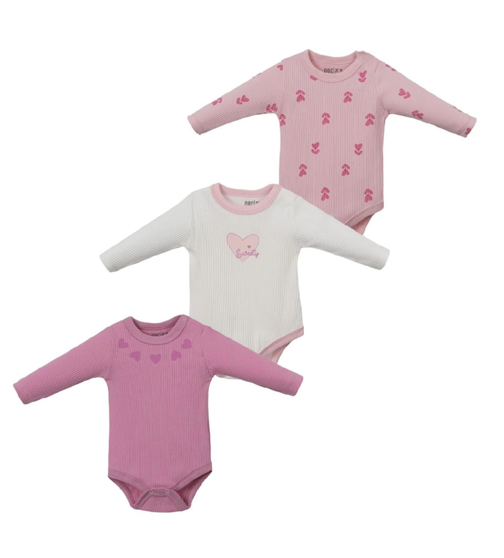 %100 Pamuk 3 Parça Zıbın Set