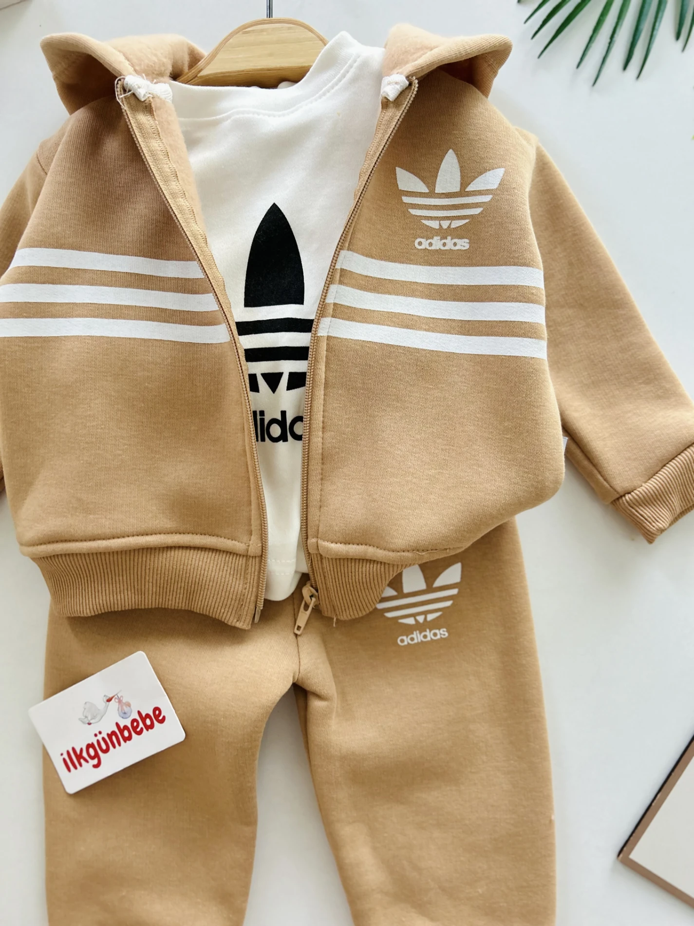 Marka 3 İp Şardonlu Kışlık Premium Kalite 3’lü Takım