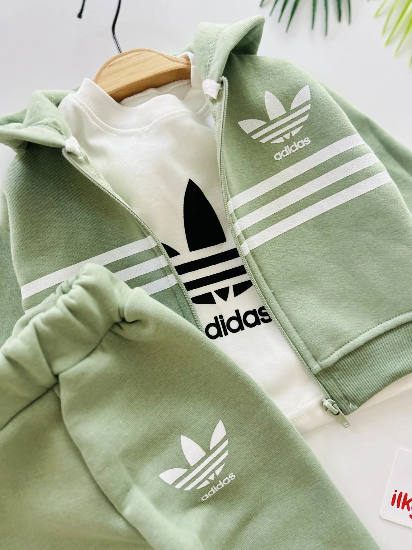 Marka 3 İp Şardonlu Kışlık Premium Kalite 3’lü Takım