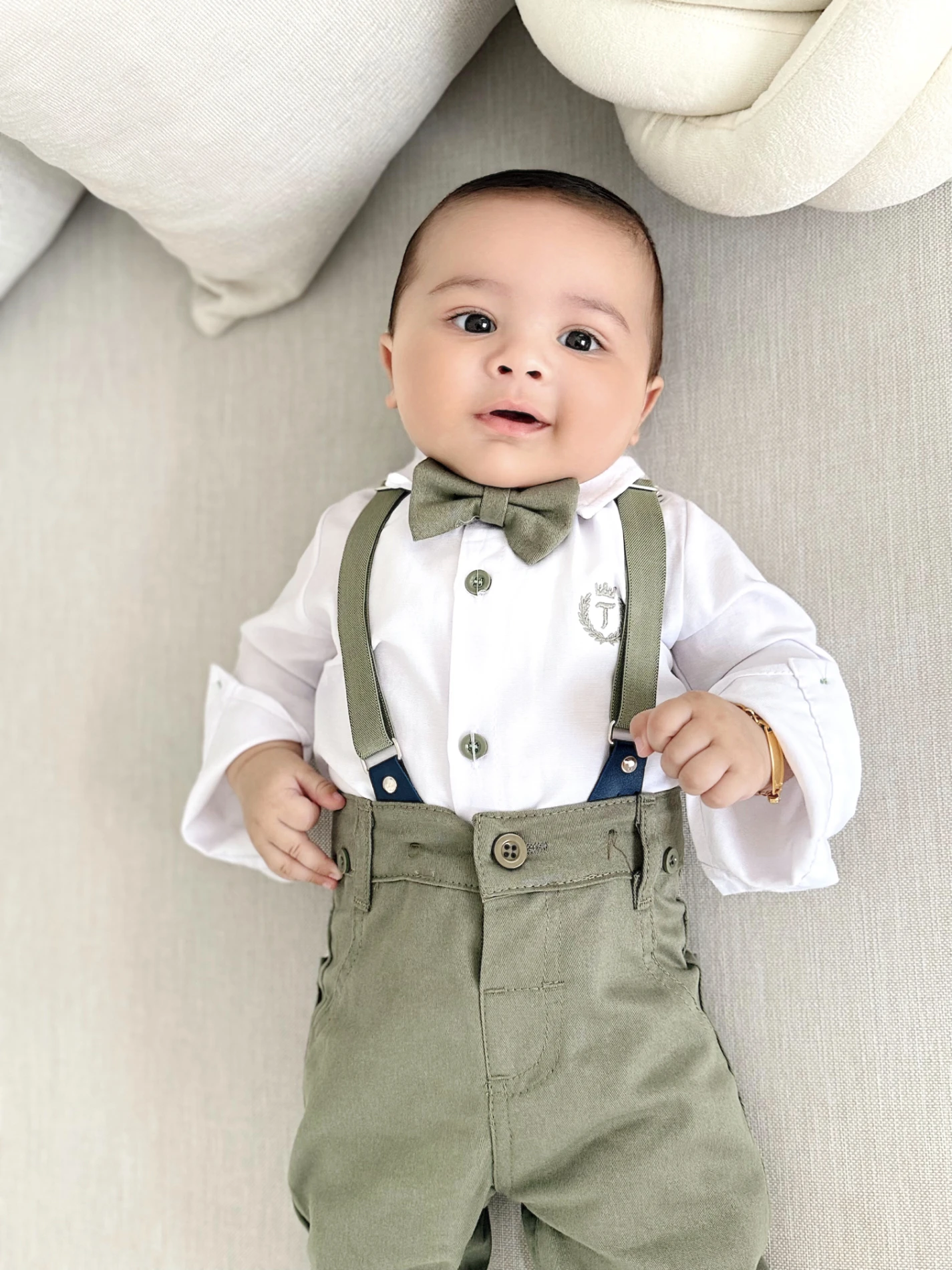 Papyonlu Askılı Özel Koleksiyon Şık Takım